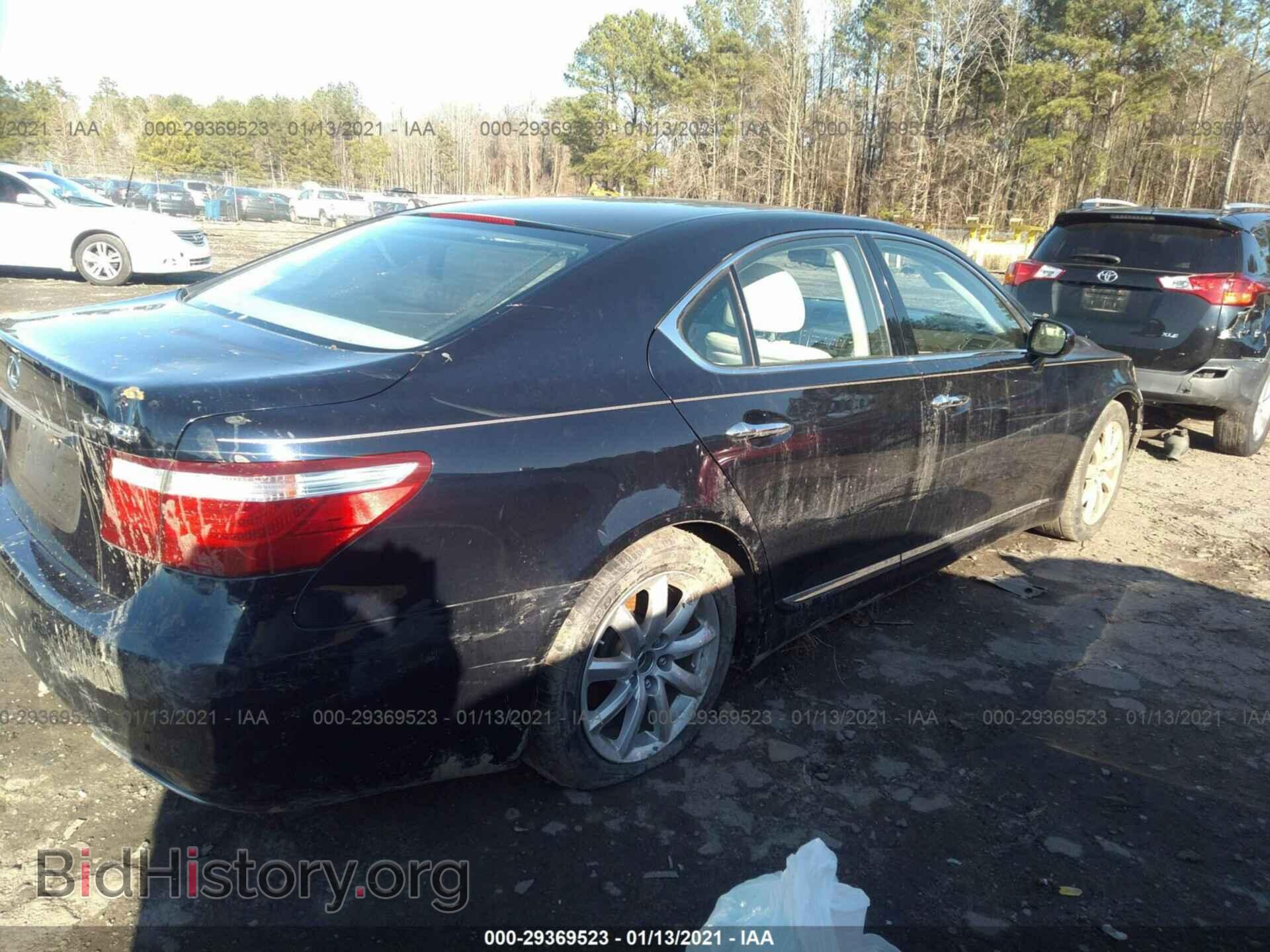 2007 LEXUS LS 460 - VIN: JTHBL46F775004271 - Фото 4