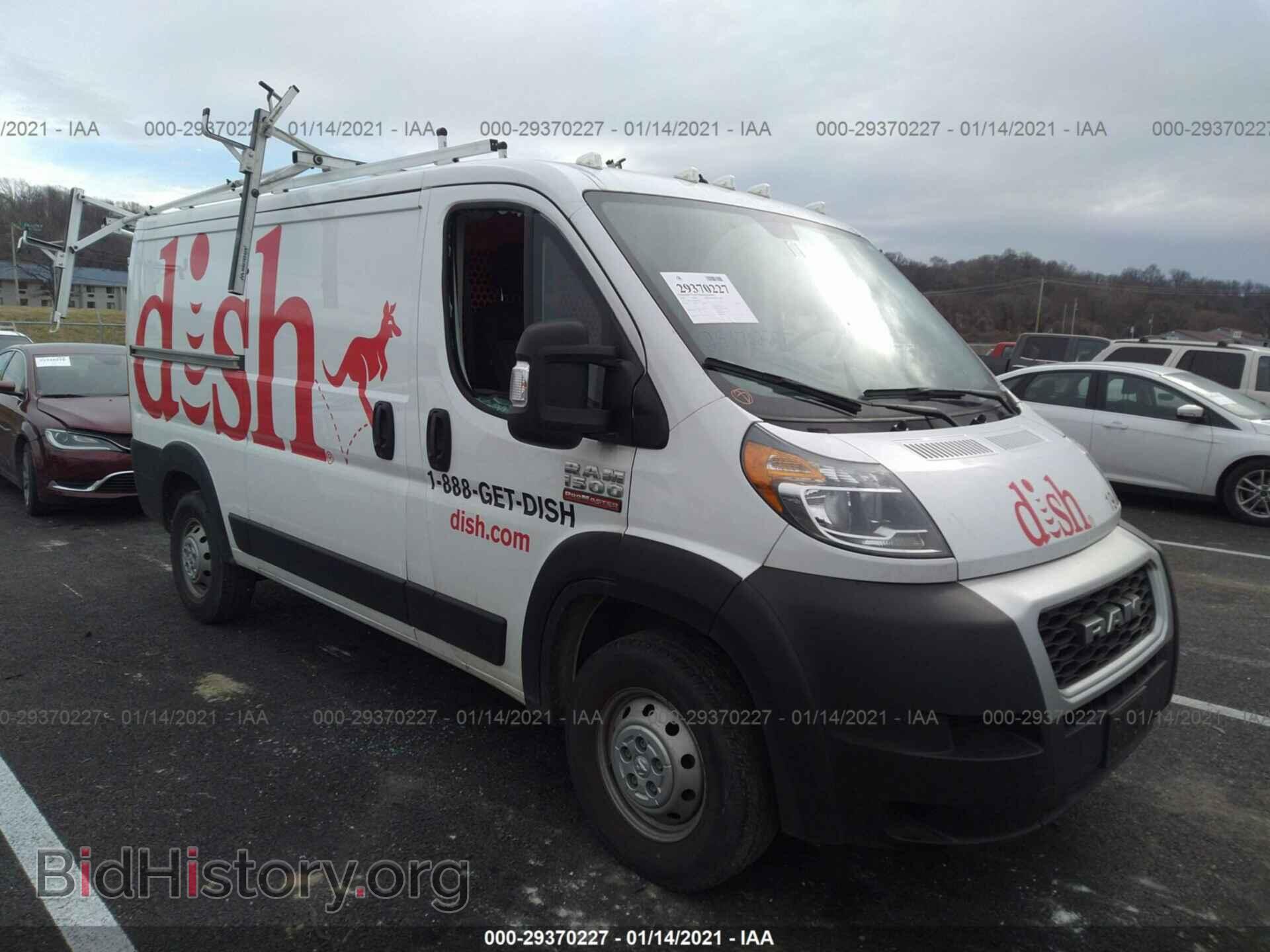 Photo 3C6TRVAG6KE511161 - RAM PROMASTER CARGO VAN 2019