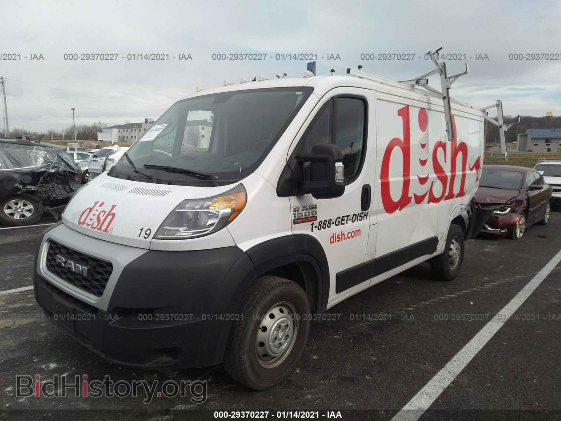2019 RAM PROMASTER CARGO VAN - VIN: 3C6TRVAG6KE511161 - Фото 2