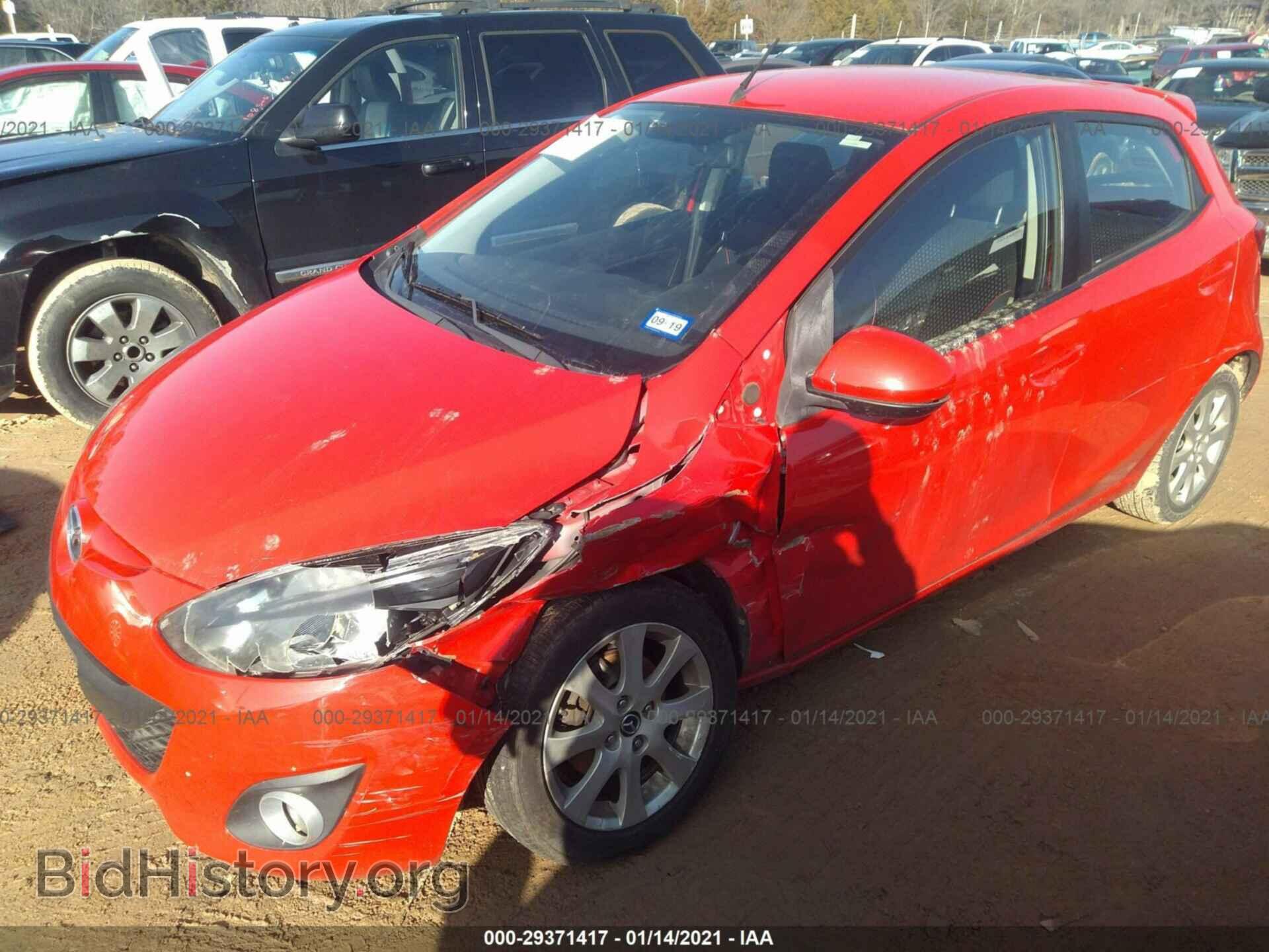 2014 MAZDA MAZDA2 - VIN: JM1DE1LY1E0174595 - Фото 2