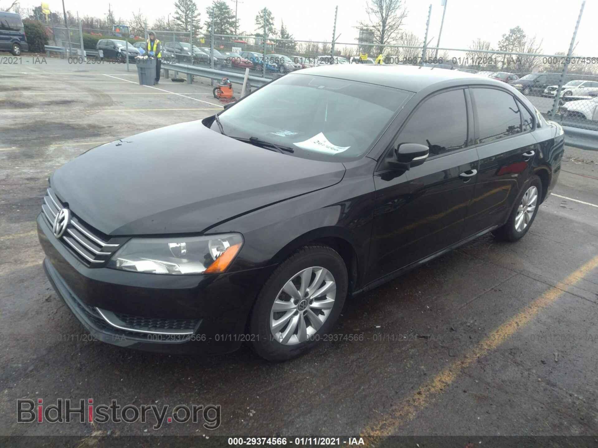 2013 VOLKSWAGEN PASSAT - VIN: 1VWAP7A37DC072980 - Фото 2