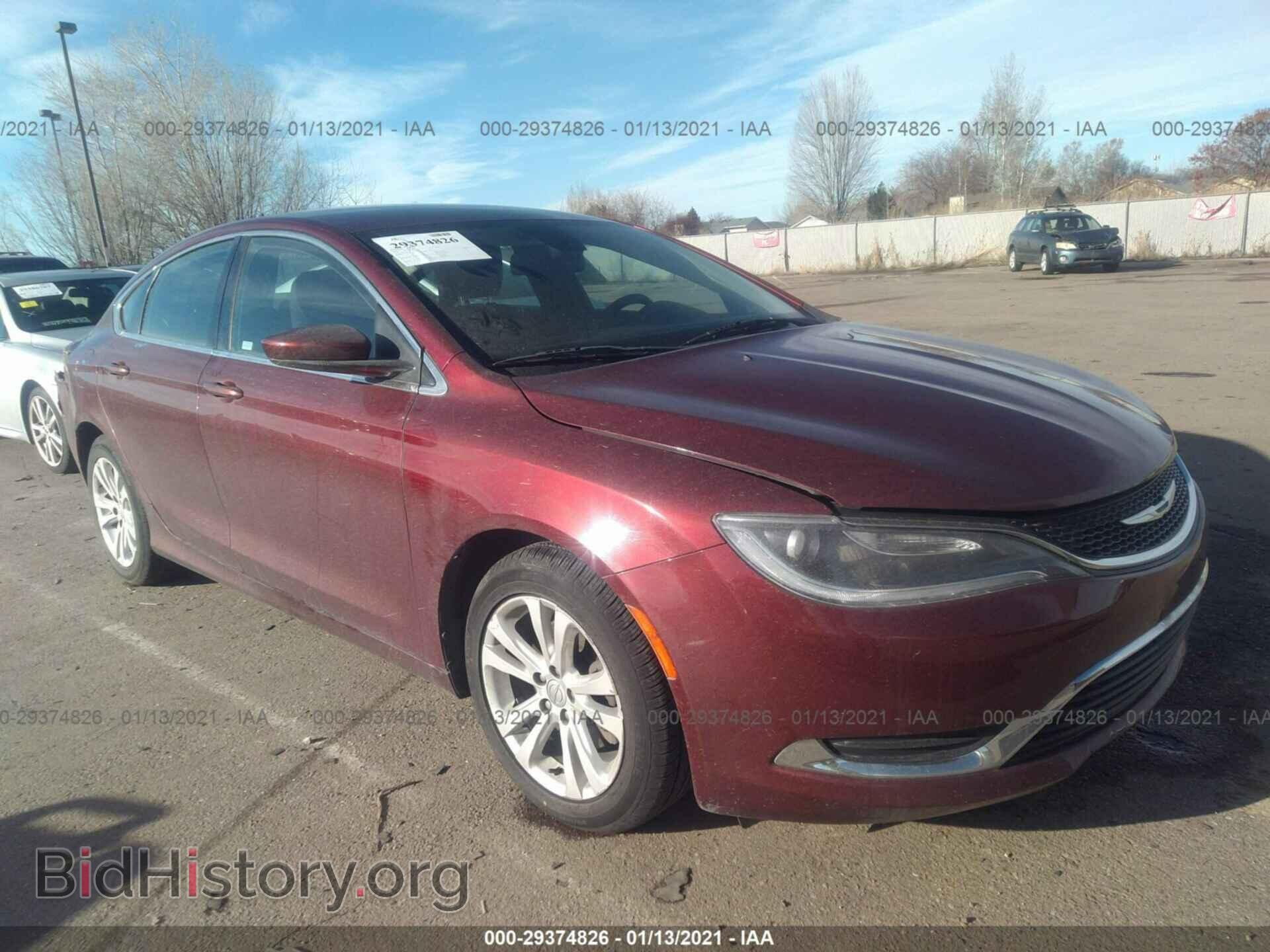 Photo 1C3CCCAB3FN720415 - CHRYSLER 200 2015