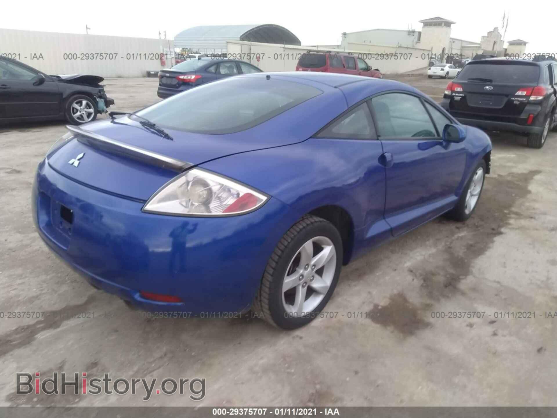 2006 MITSUBISHI ECLIPSE - VIN: 4A3AK34T96E003203 - Фото 4