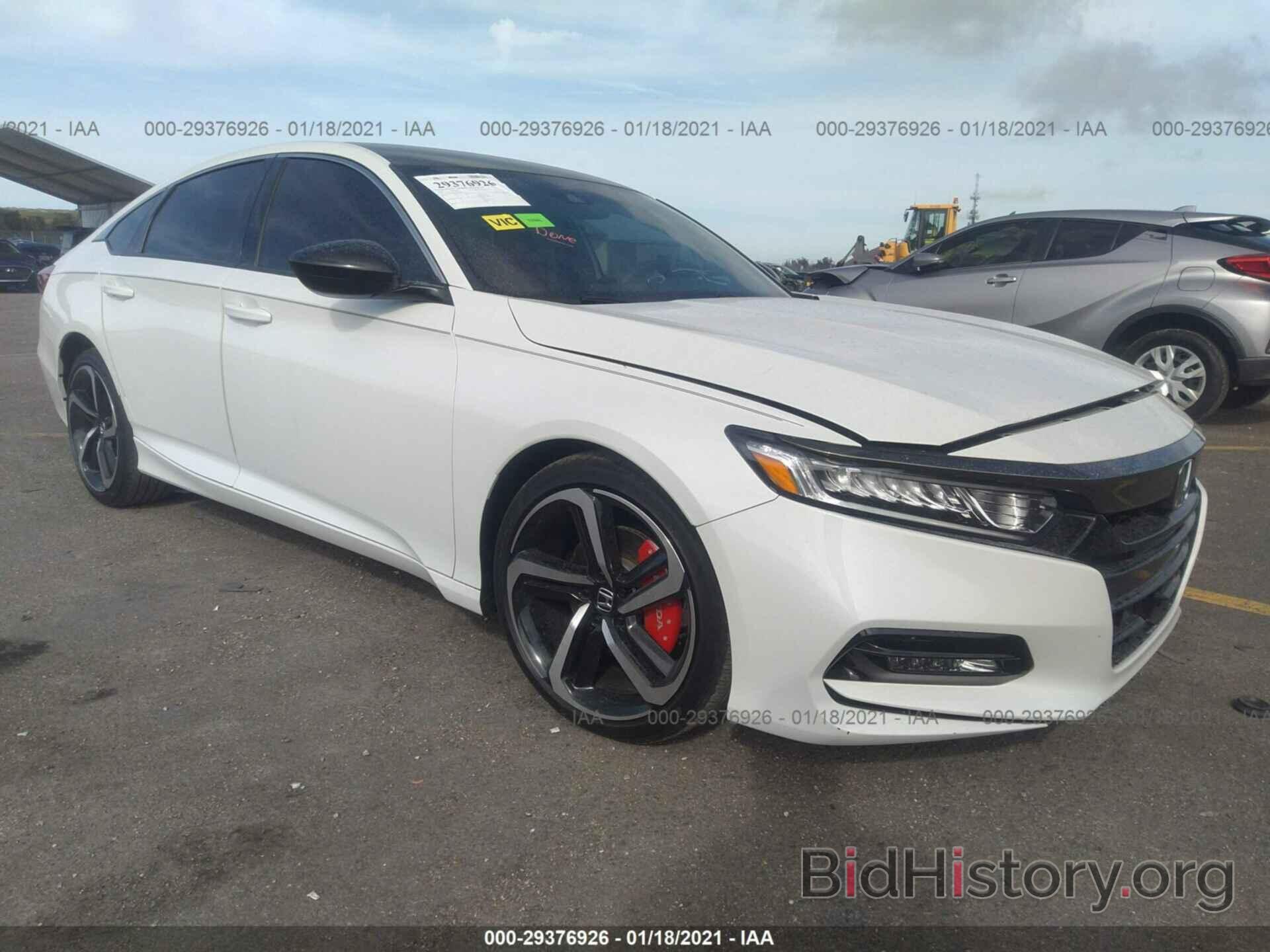 Photo 1HGCV1F35LA034442 - HONDA ACCORD SEDAN 2020