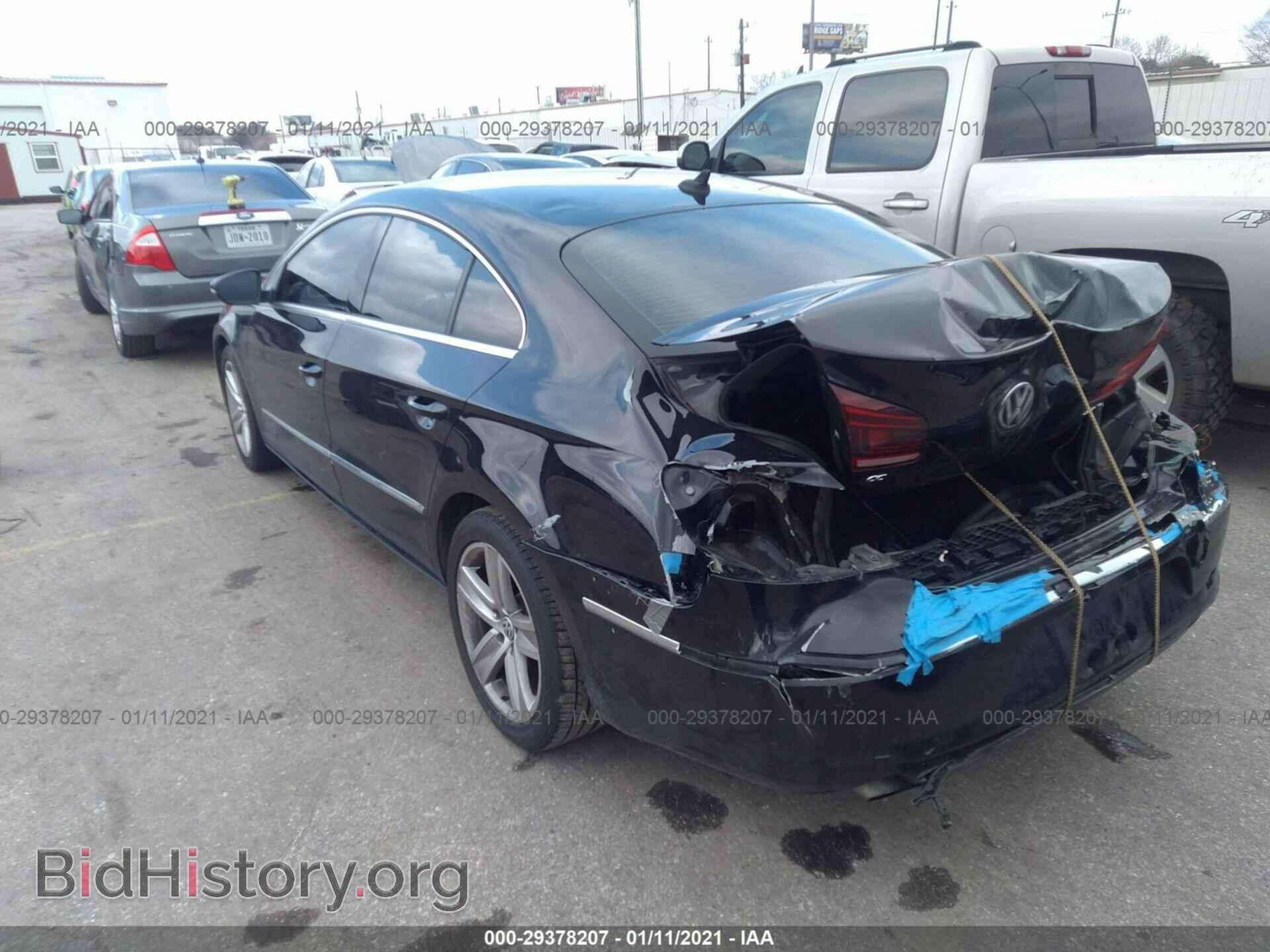 2014 VOLKSWAGEN CC - VIN: WVWBN7AN7EE534166 - Фото 3
