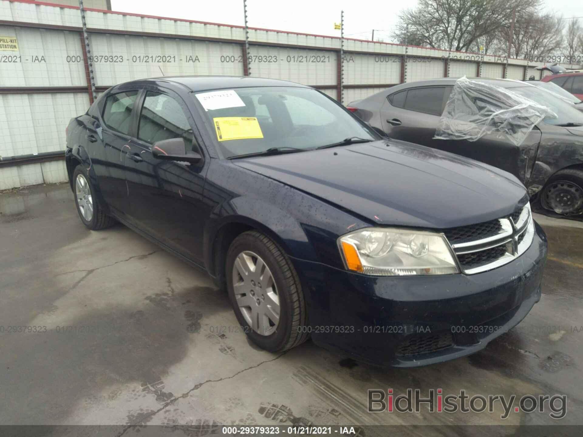 Фотография 1C3CDZAB6EN166432 - DODGE AVENGER 2014