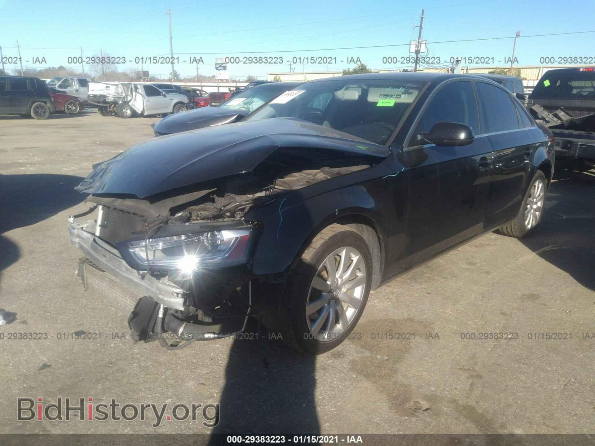 2013 AUDI A4 - VIN: WAUBFAFL4DN048010 - Фото 2