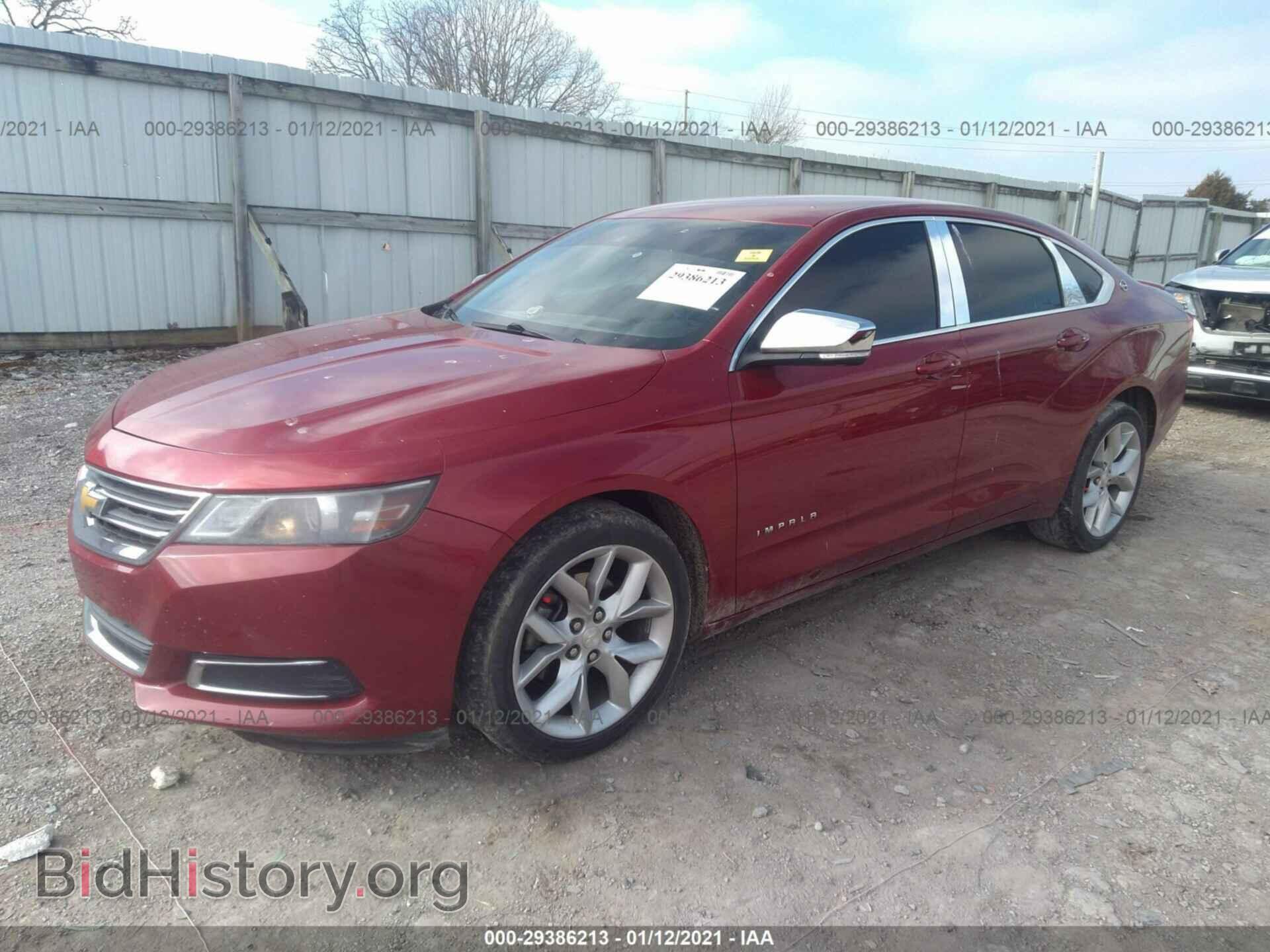2014 CHEVROLET IMPALA - VIN: 2G1125S38E9109301 - Фото 2