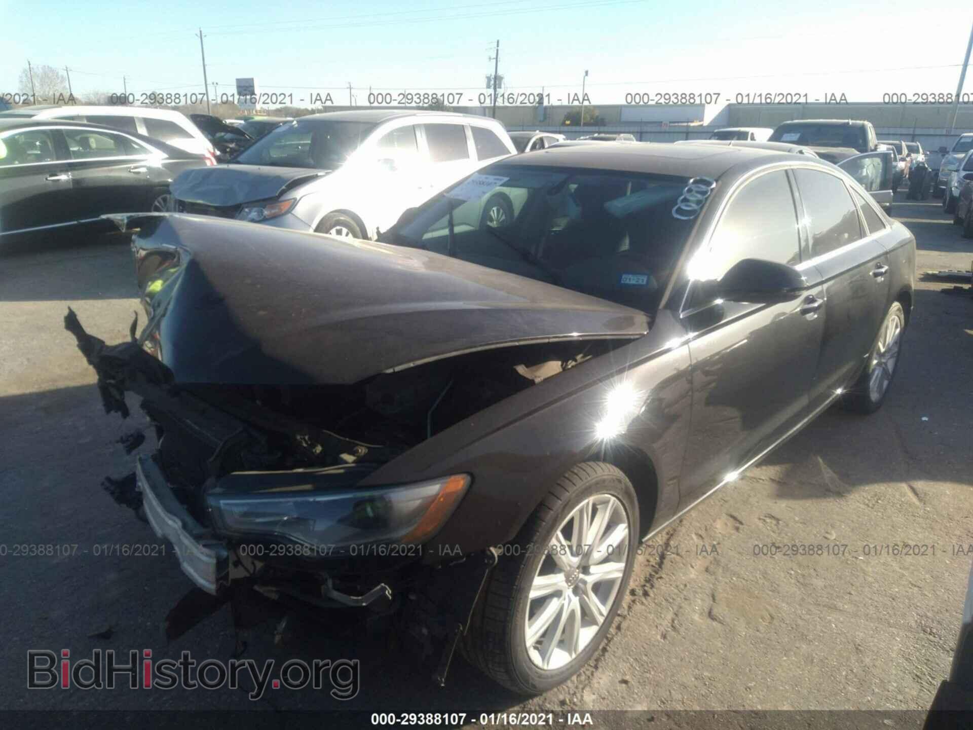 2014 AUDI A6 - VIN: WAUDFAFC8EN041460 - Фото 2