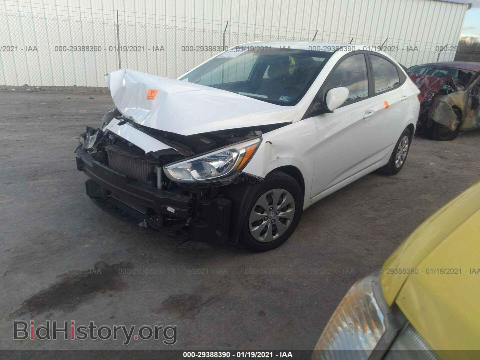 2016 HYUNDAI ACCENT - VIN: KMHCT4AE4GU063896 - Фото 2