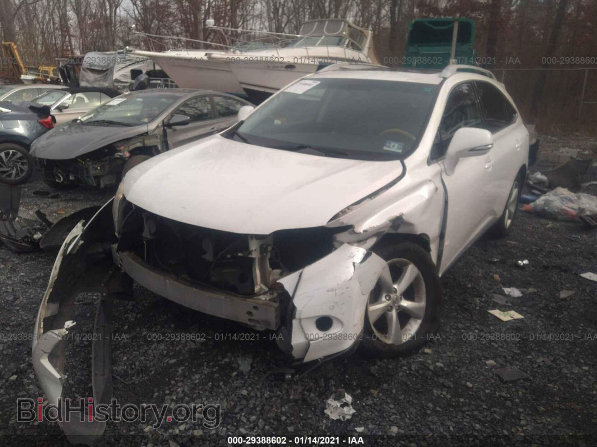 2012 LEXUS RX 350 - VIN: 2T2BK1BAXCC148564 - Фото 2