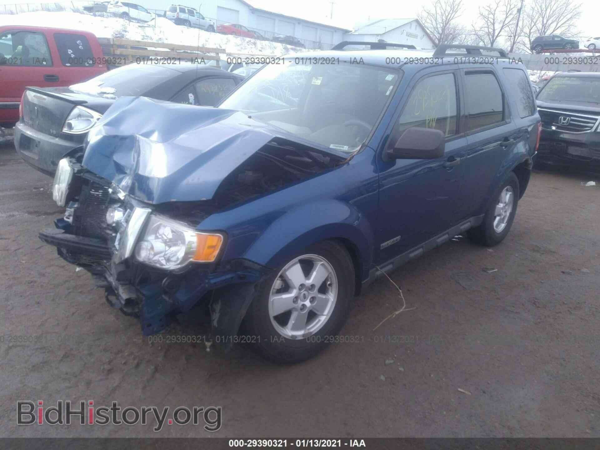 2008 FORD ESCAPE - VIN: 1FMCU03Z68KC64251 - Фото 2