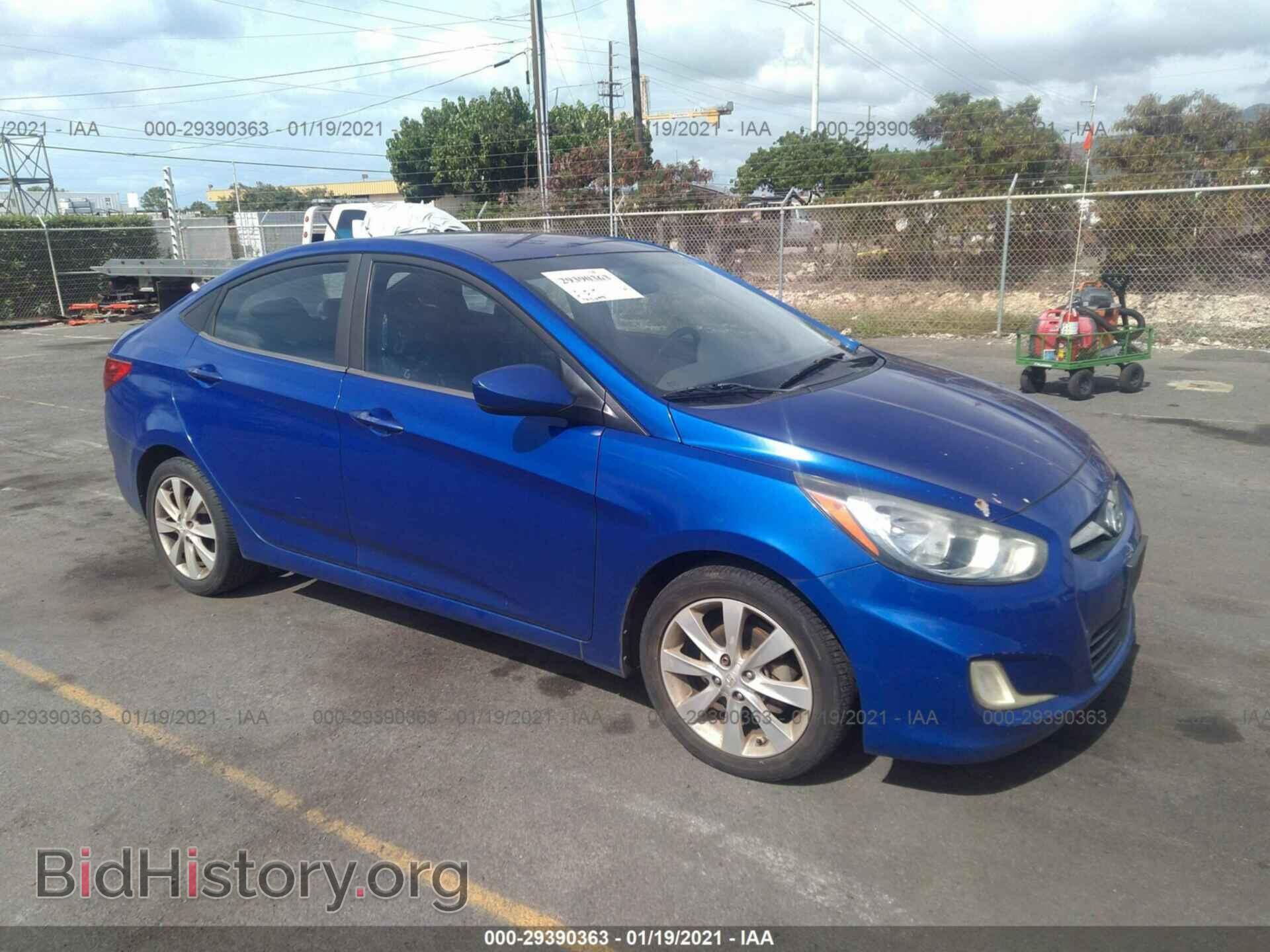 Photo KMHCU4AE1CU105657 - HYUNDAI ACCENT 2012