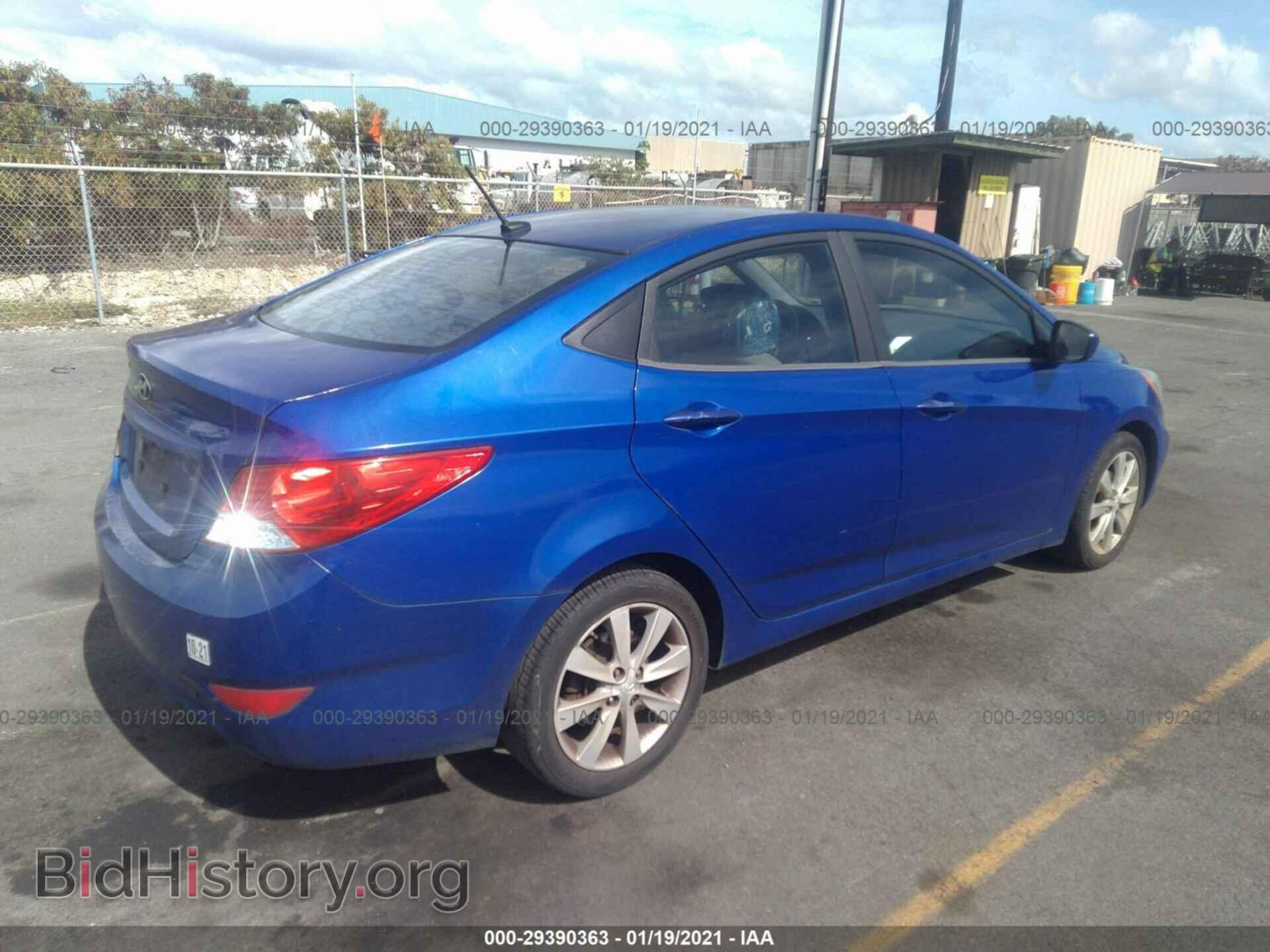 2012 HYUNDAI ACCENT - VIN: KMHCU4AE1CU105657 - Фото 4