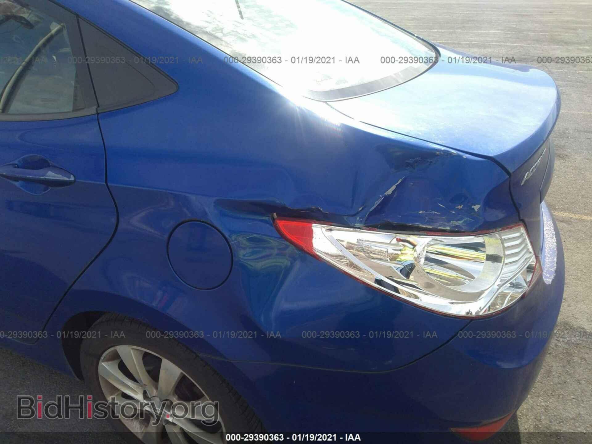 2012 HYUNDAI ACCENT - VIN: KMHCU4AE1CU105657 - Фото 6