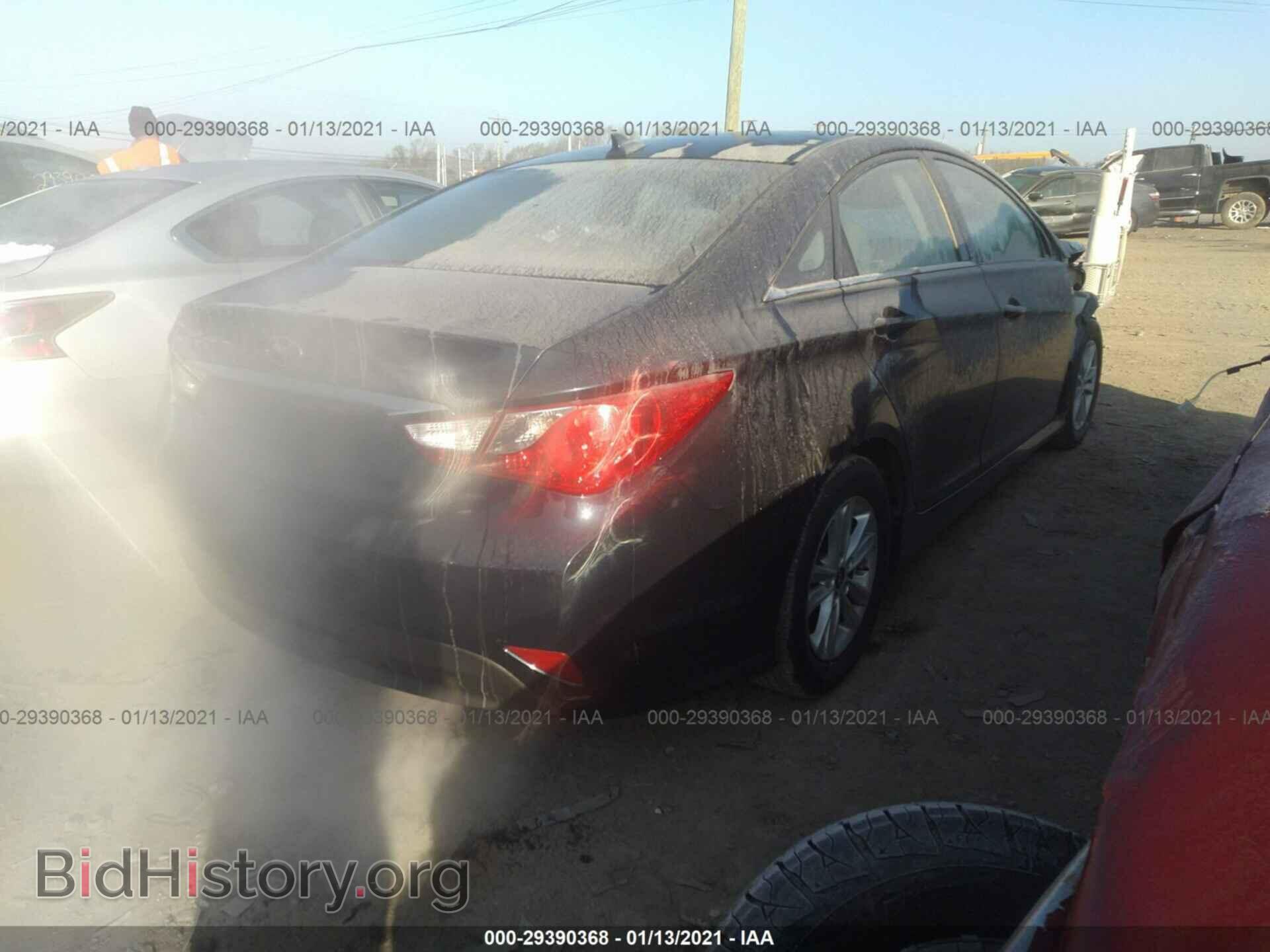 2014 HYUNDAI SONATA - VIN: 5NPEB4AC8EH850940 - Фото 4