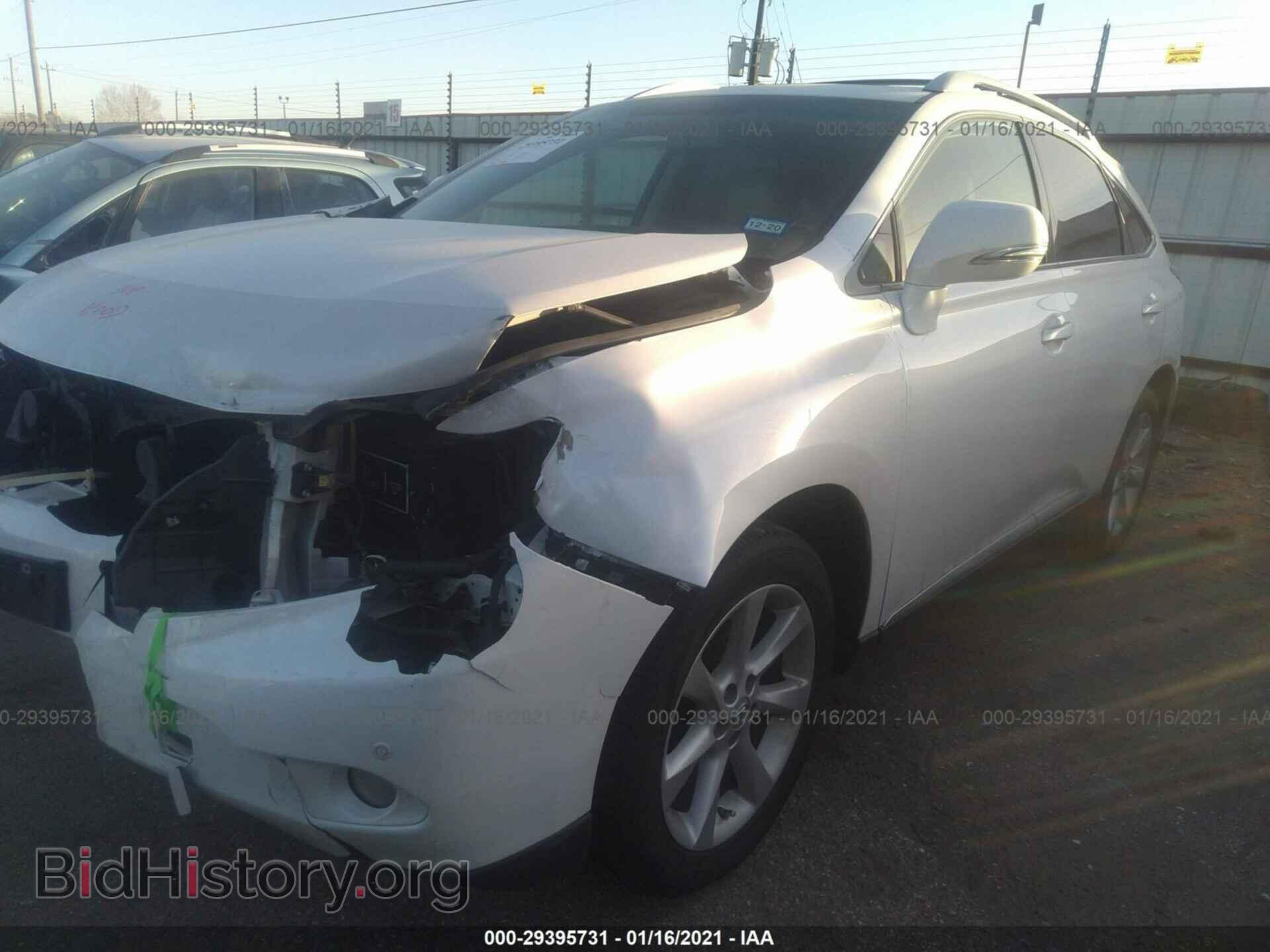2012 LEXUS RX 350 - VIN: 2T2ZK1BA1CC068889 - Фото 2