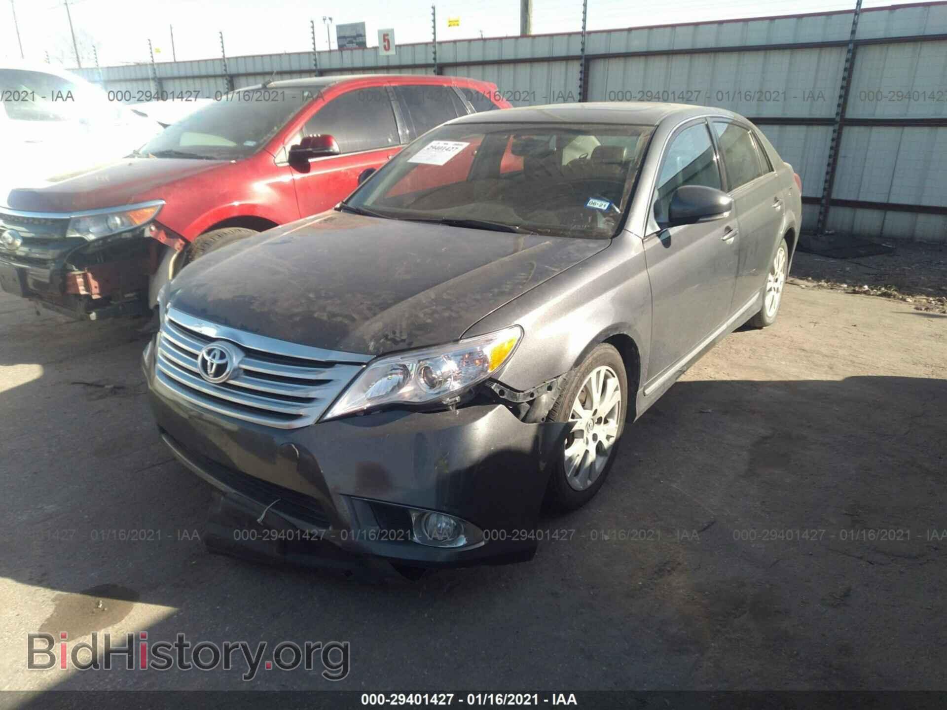 2011 TOYOTA AVALON - VIN: 4T1BK3DB1BU405291 - Фото 2