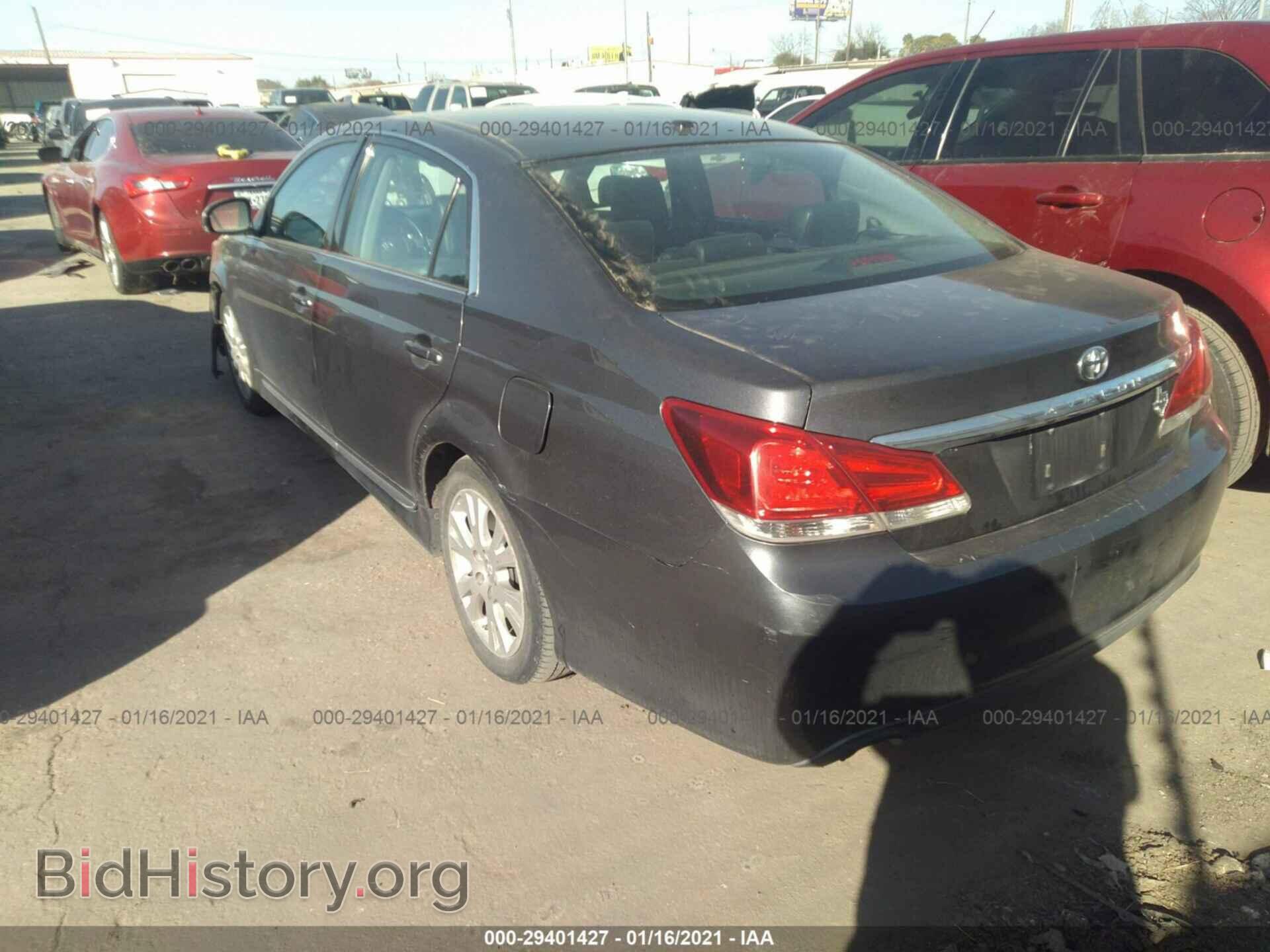 2011 TOYOTA AVALON - VIN: 4T1BK3DB1BU405291 - Фото 3