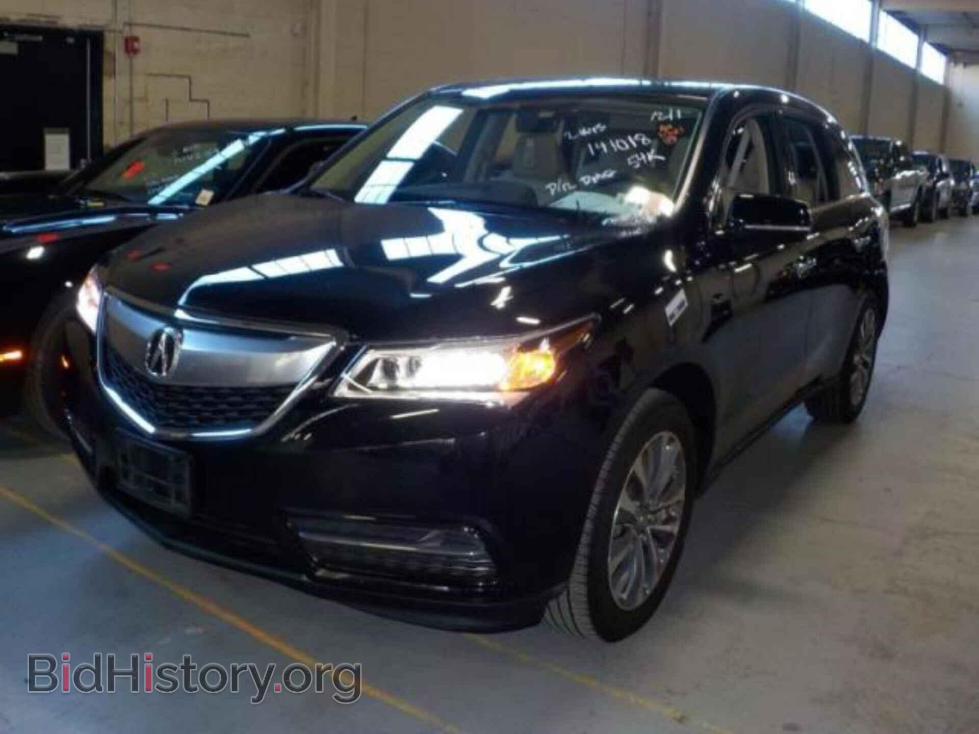 Фотография 5FRYD3H60GB007235 - ACURA MDX 2016