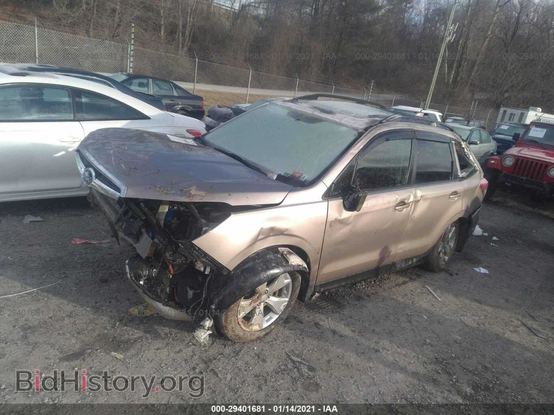 2016 SUBARU FORESTER - VIN: JF2SJADC9GH425617 - Фото 2
