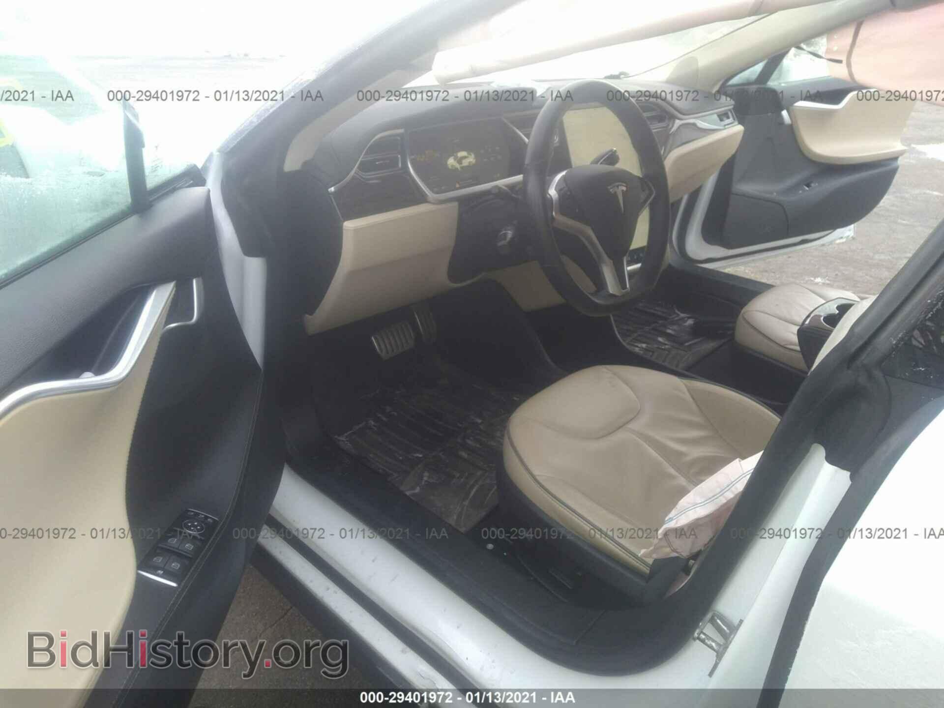 2014 TESLA MODEL S - VIN: 5YJSA1H12EFP33216 - Фото 5