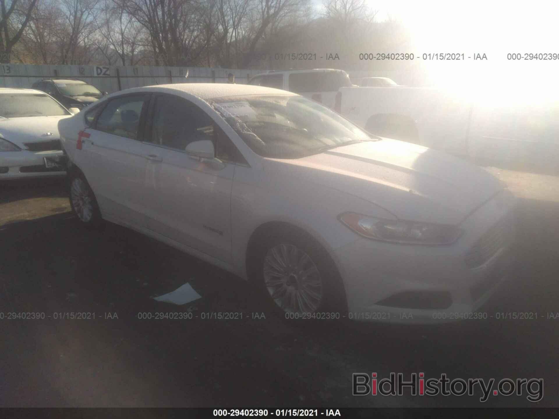 Photo 3FA6P0LU7DR311991 - FORD FUSION 2013