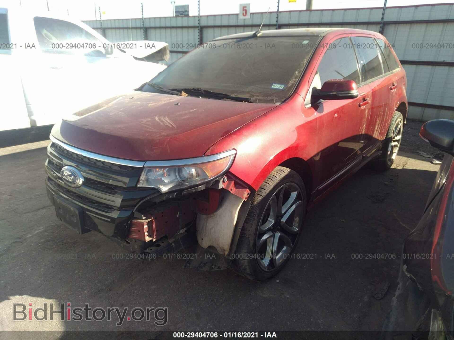 2014 FORD EDGE - VIN: 2FMDK3AK0EBB44467 - Фото 2