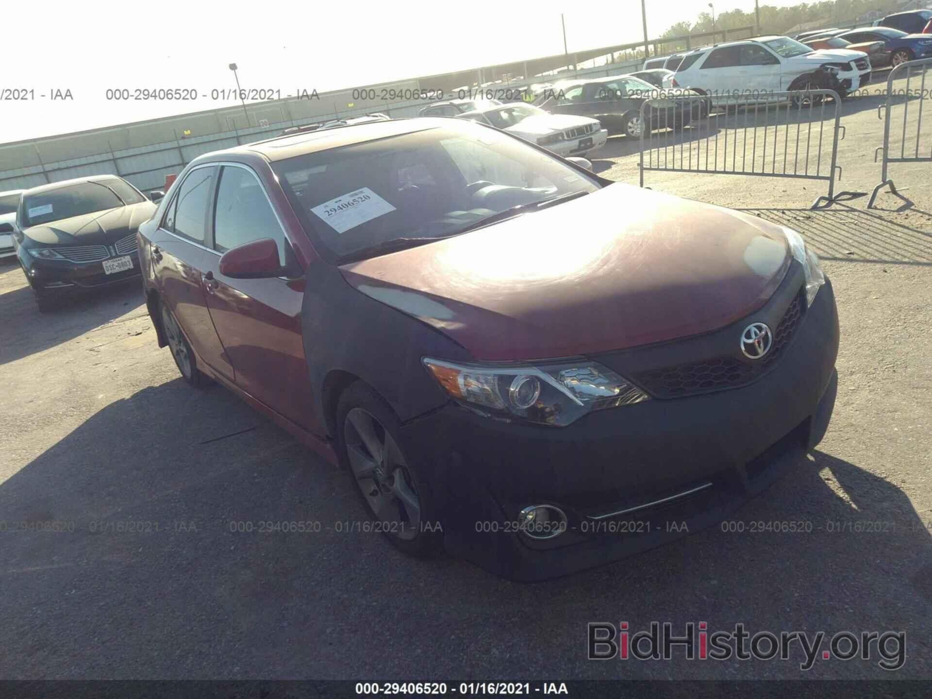 Photo 4T1BF1FK5CU626464 - TOYOTA CAMRY 2012