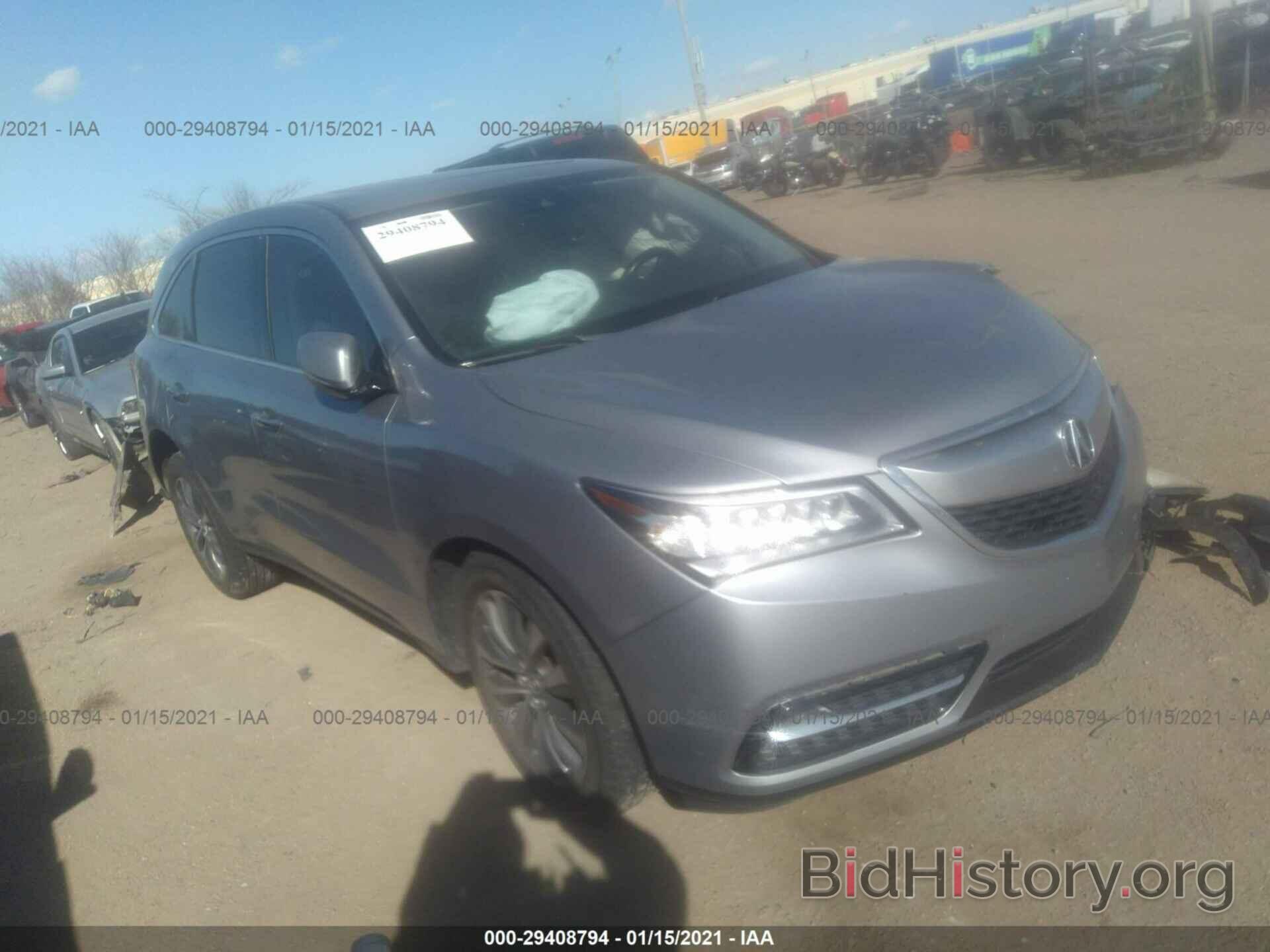 Photo 5FRYD3H42GB020356 - ACURA MDX 2016