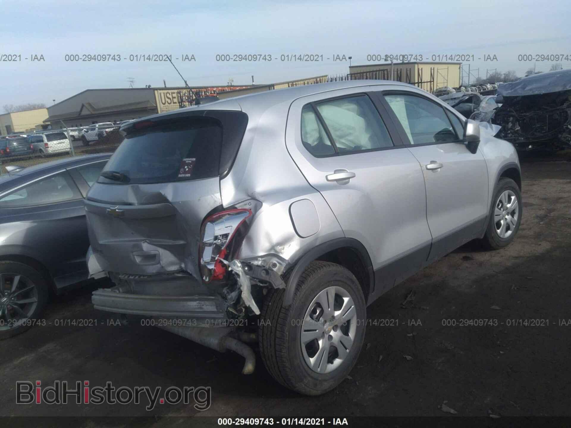 2016 CHEVROLET TRAX - VIN: 3GNCJKSB7GL267953 - Фото 4