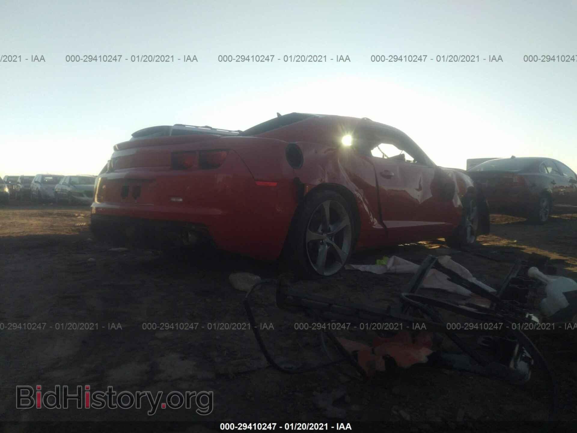 2013 CHEVROLET CAMARO - VIN: 2G1FT1EW0D9202104 - Фото 4