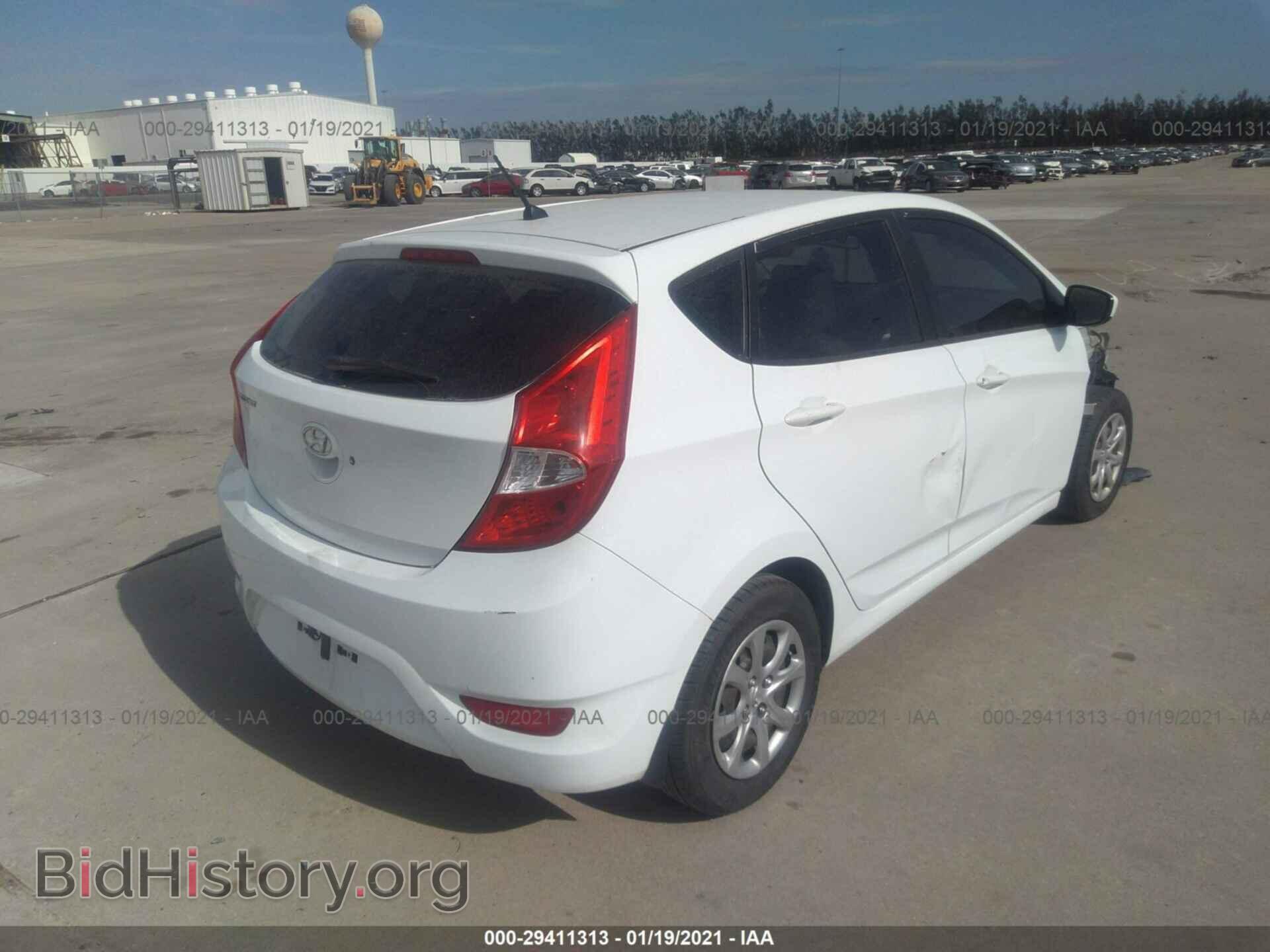 2014 HYUNDAI ACCENT - VIN: KMHCT5AE7EU164613 - Фото 4