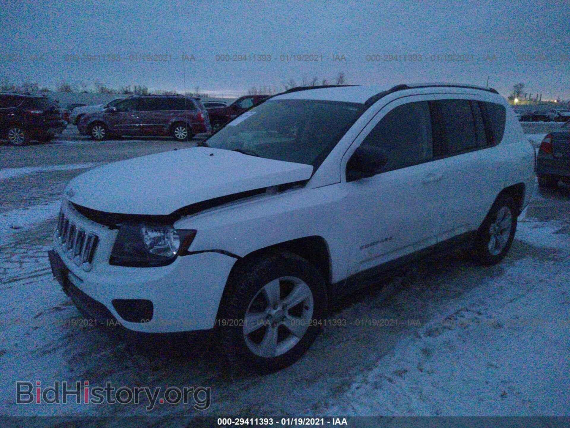 2014 JEEP COMPASS - VIN: 1C4NJDBB8ED670761 - Фото 2