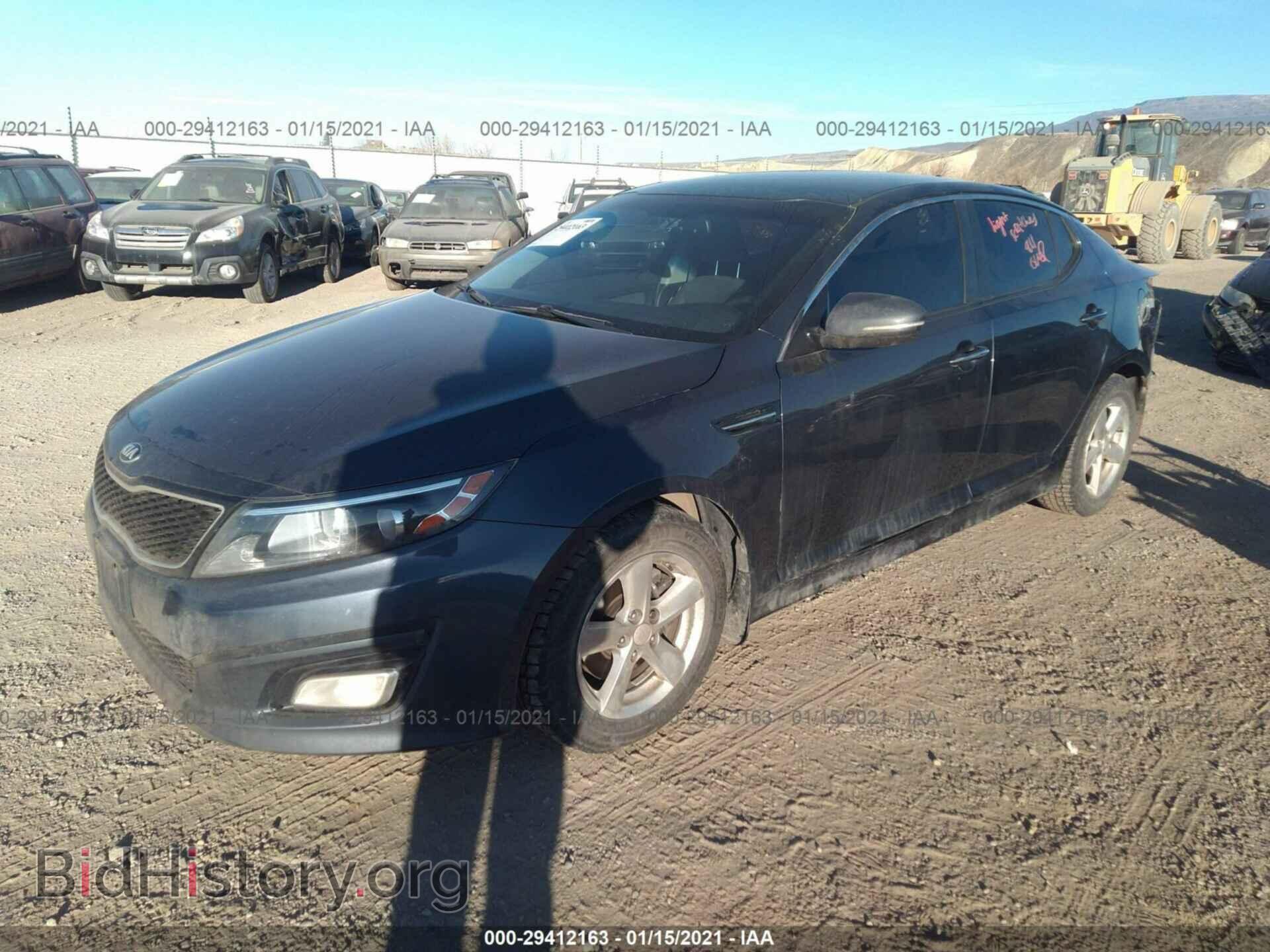 2015 KIA OPTIMA - VIN: KNAGM4A74F5535153 - Фото 2