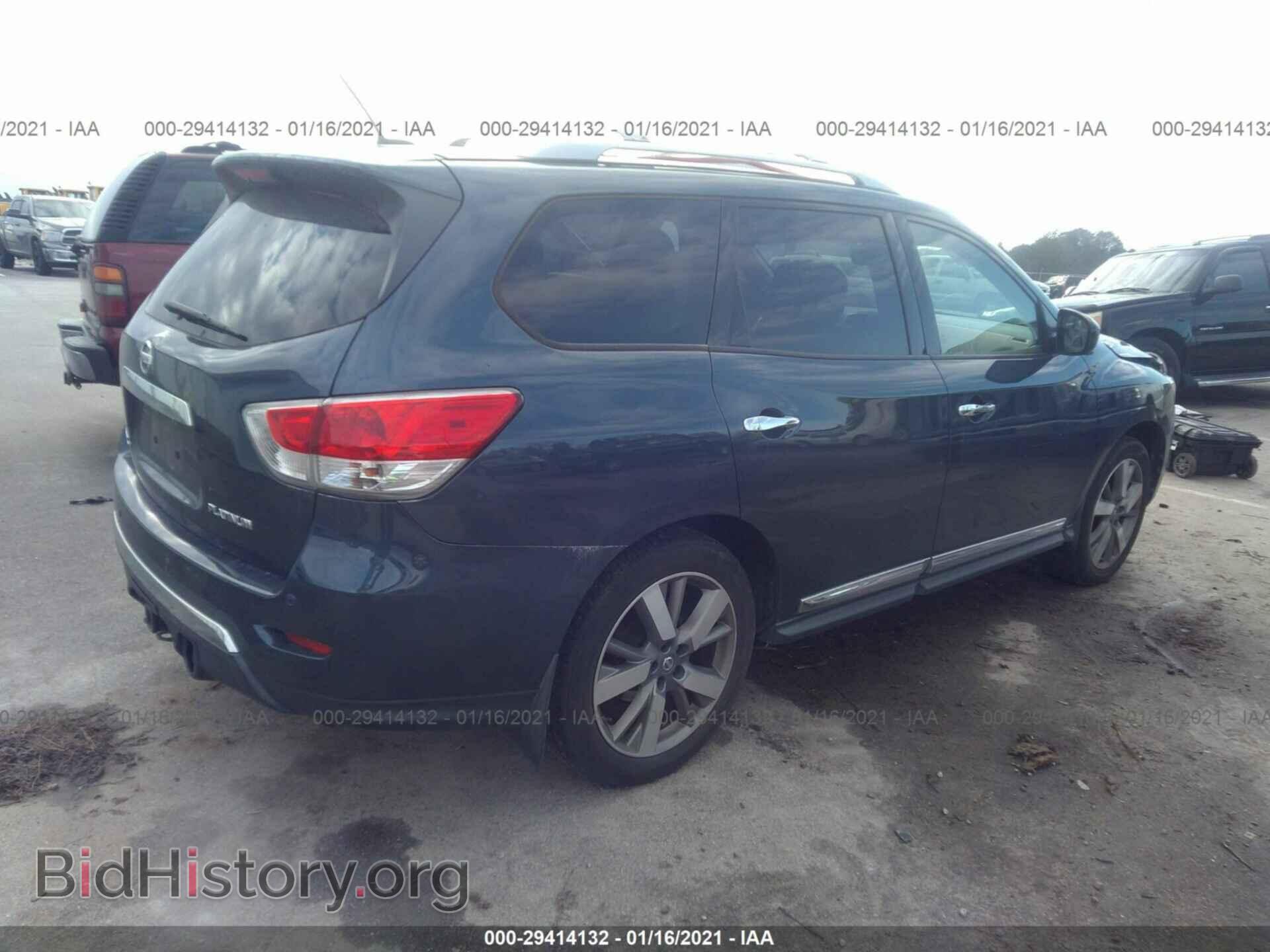 2014 NISSAN PATHFINDER - VIN: 5N1AR2MN1EC651991 - Фото 4