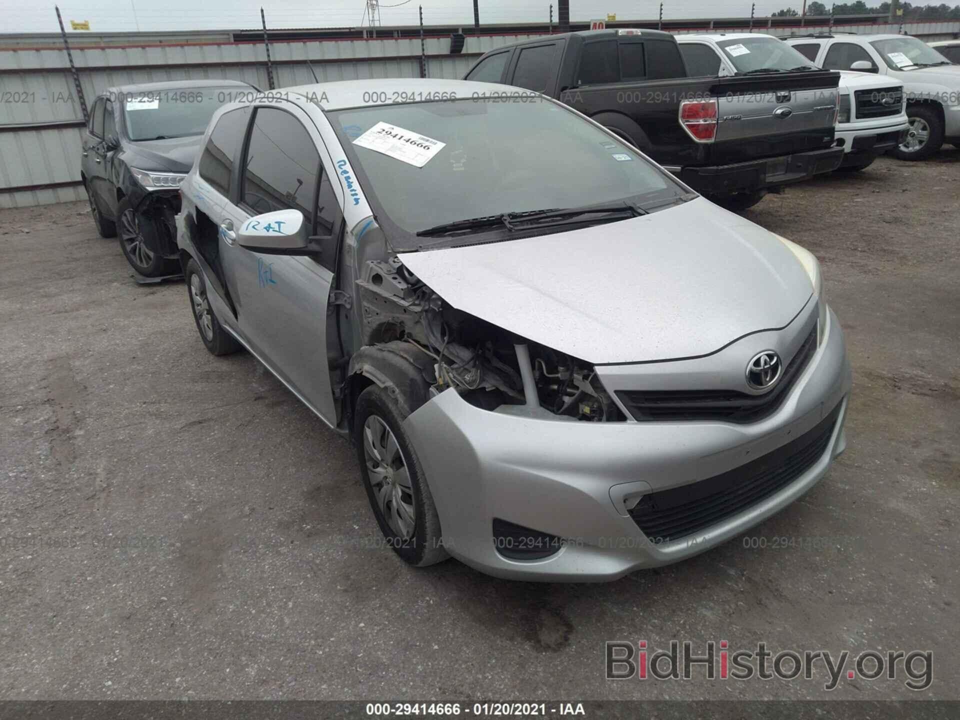 Photo JTDJTUD33CD542276 - TOYOTA YARIS 2012