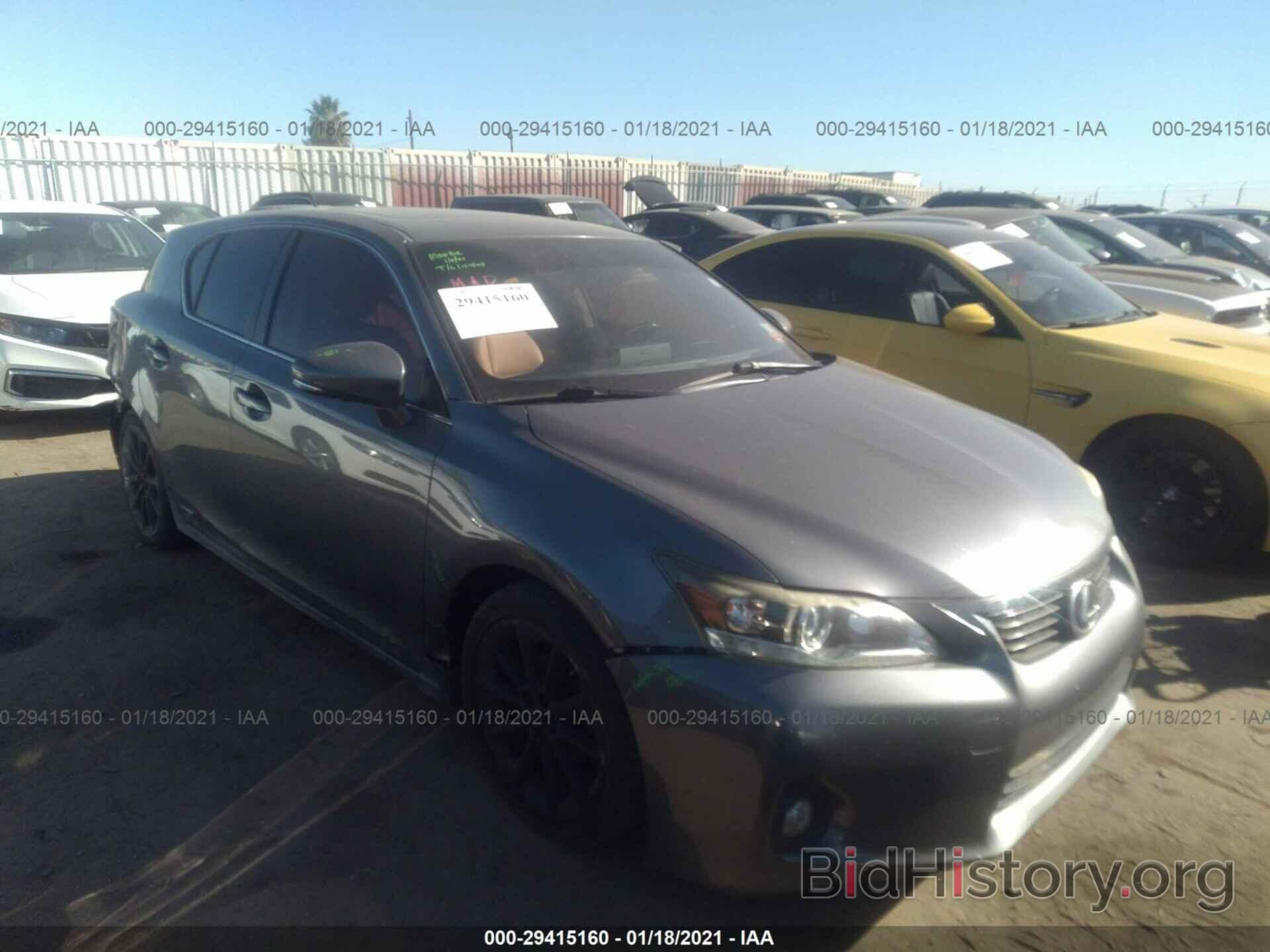 Photo JTHKD5BH8C2112565 - LEXUS CT 200H 2012