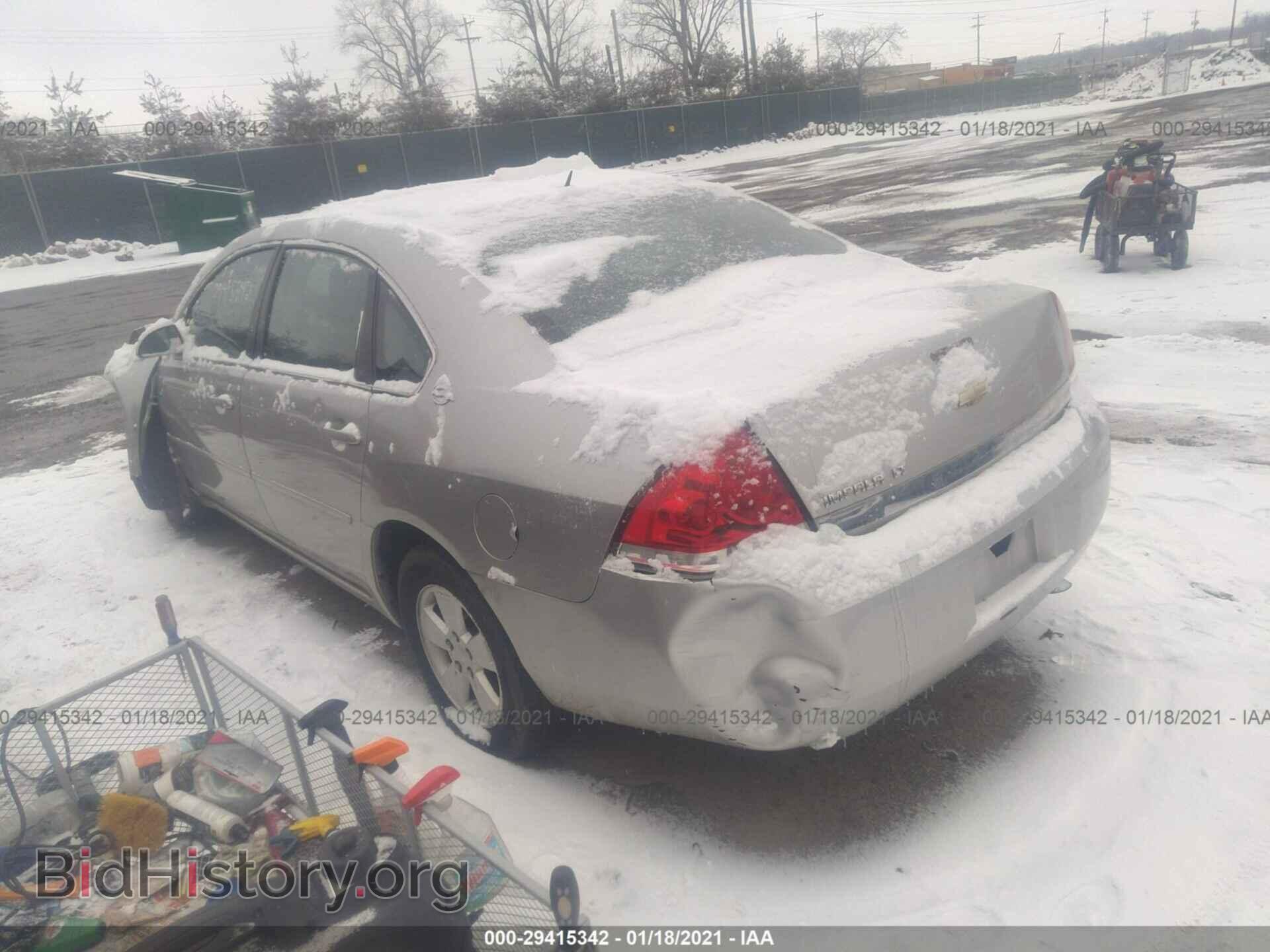 2006 CHEVROLET IMPALA - VIN: 2G1WT58K169156558 - Фото 3