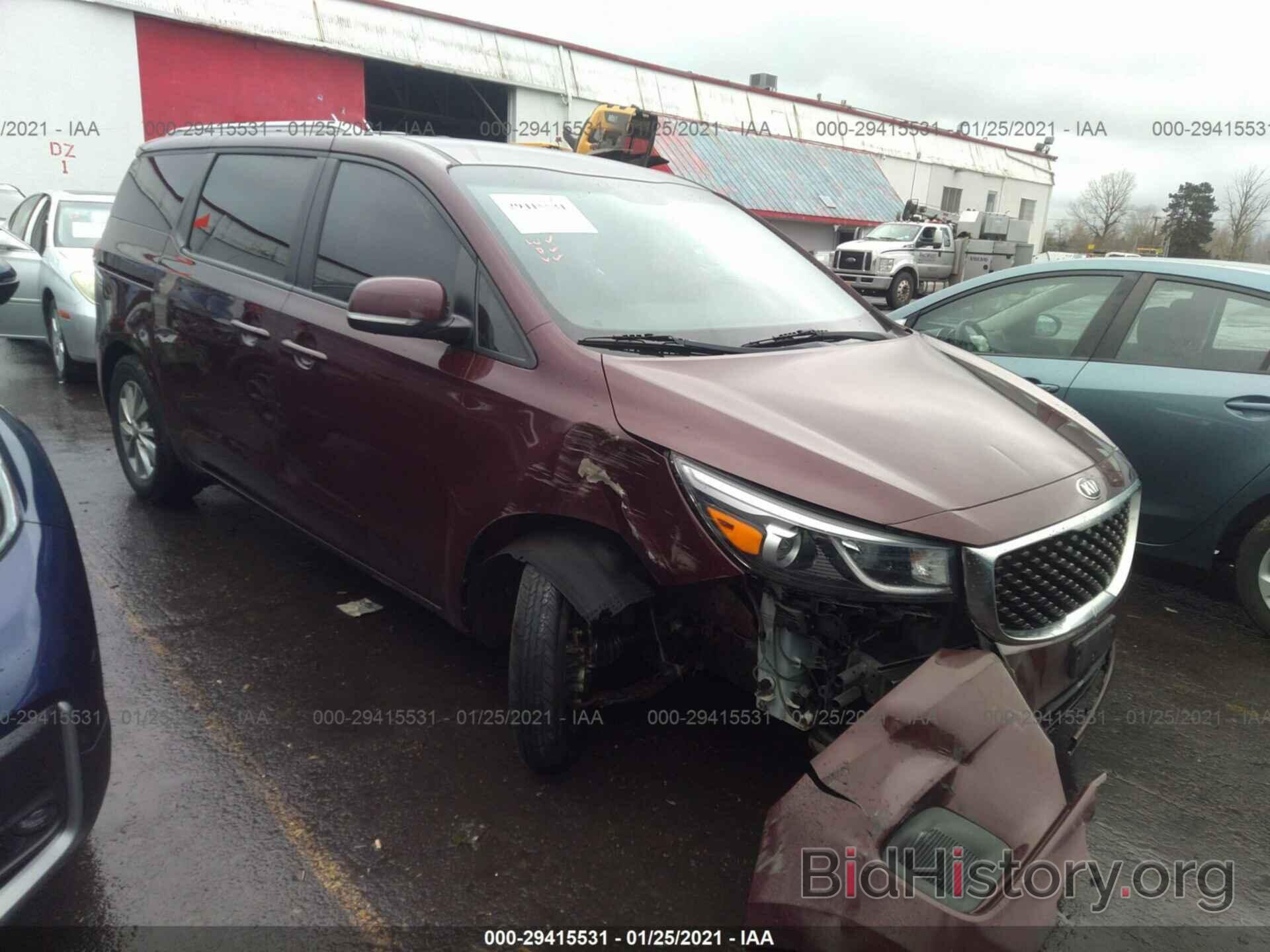 Photo KNDMB5C15G6190608 - KIA SEDONA 2016