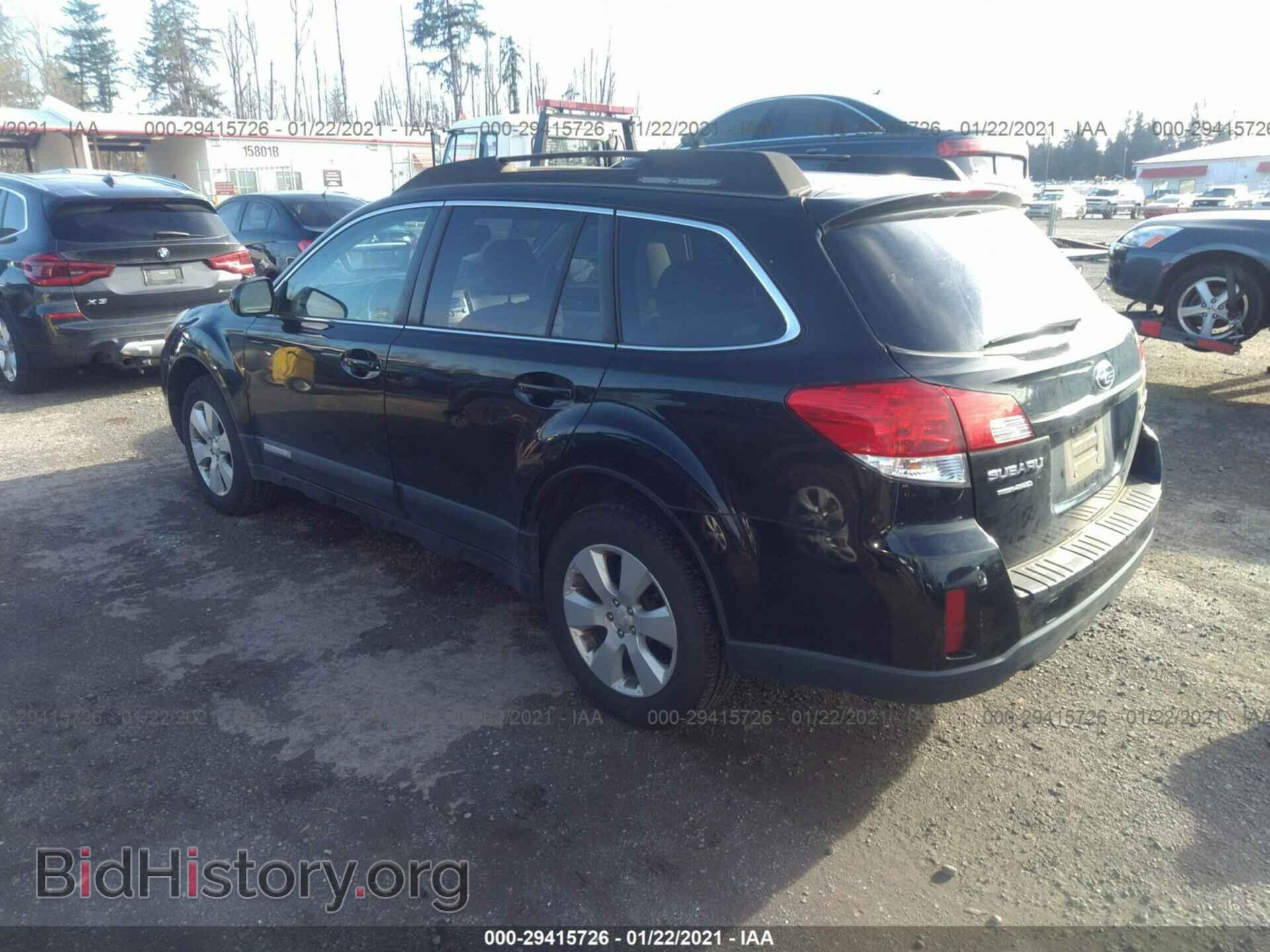 2011 SUBARU OUTBACK - VIN: 4S4BRBGC6B3376080 - Фото 3
