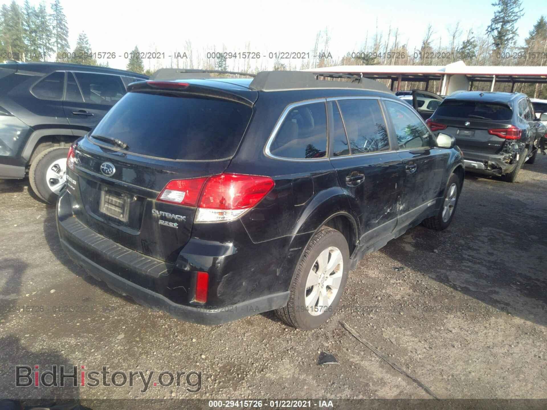 2011 SUBARU OUTBACK - VIN: 4S4BRBGC6B3376080 - Фото 4
