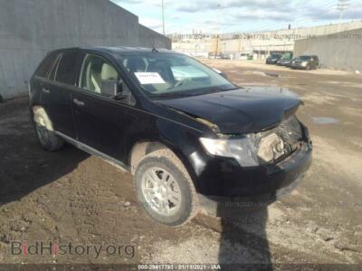 2008 Ford EDGE SE, черный — VIN 2FMDK36C98BA26259, IAAI