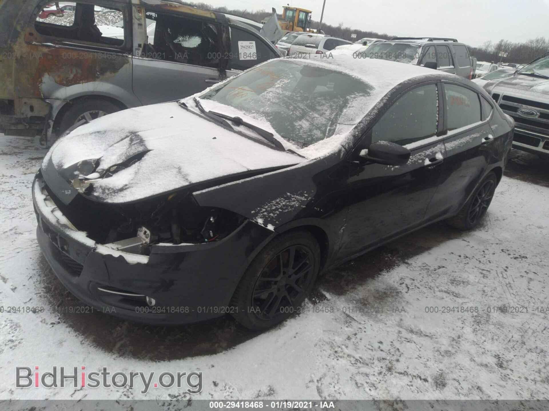 2013 DODGE DART - VIN: 1C3CDFBA6DD199052 - Фото 2