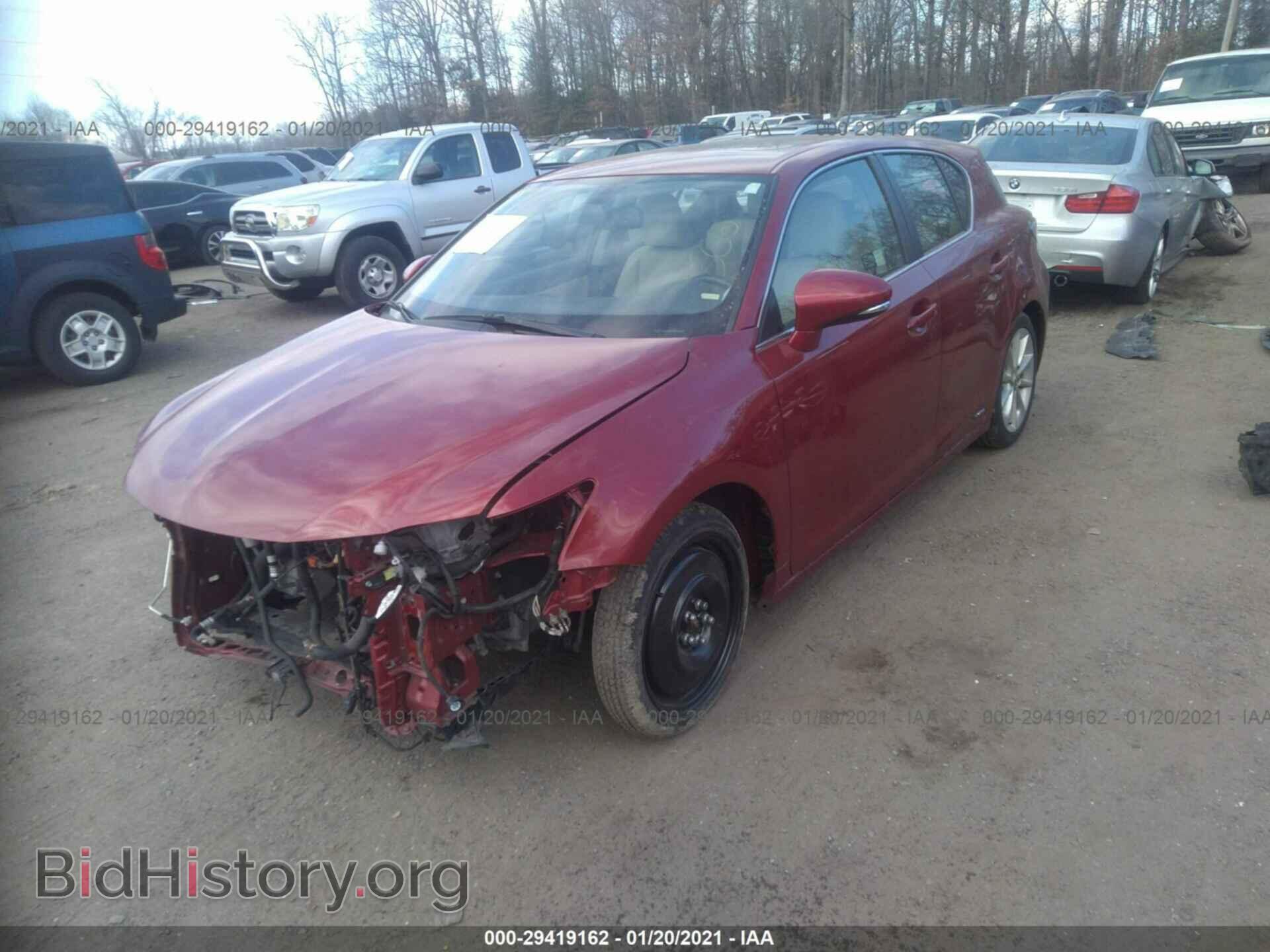 2011 LEXUS CT 200H - VIN: JTHKD5BH4B2046868 - Фото 2