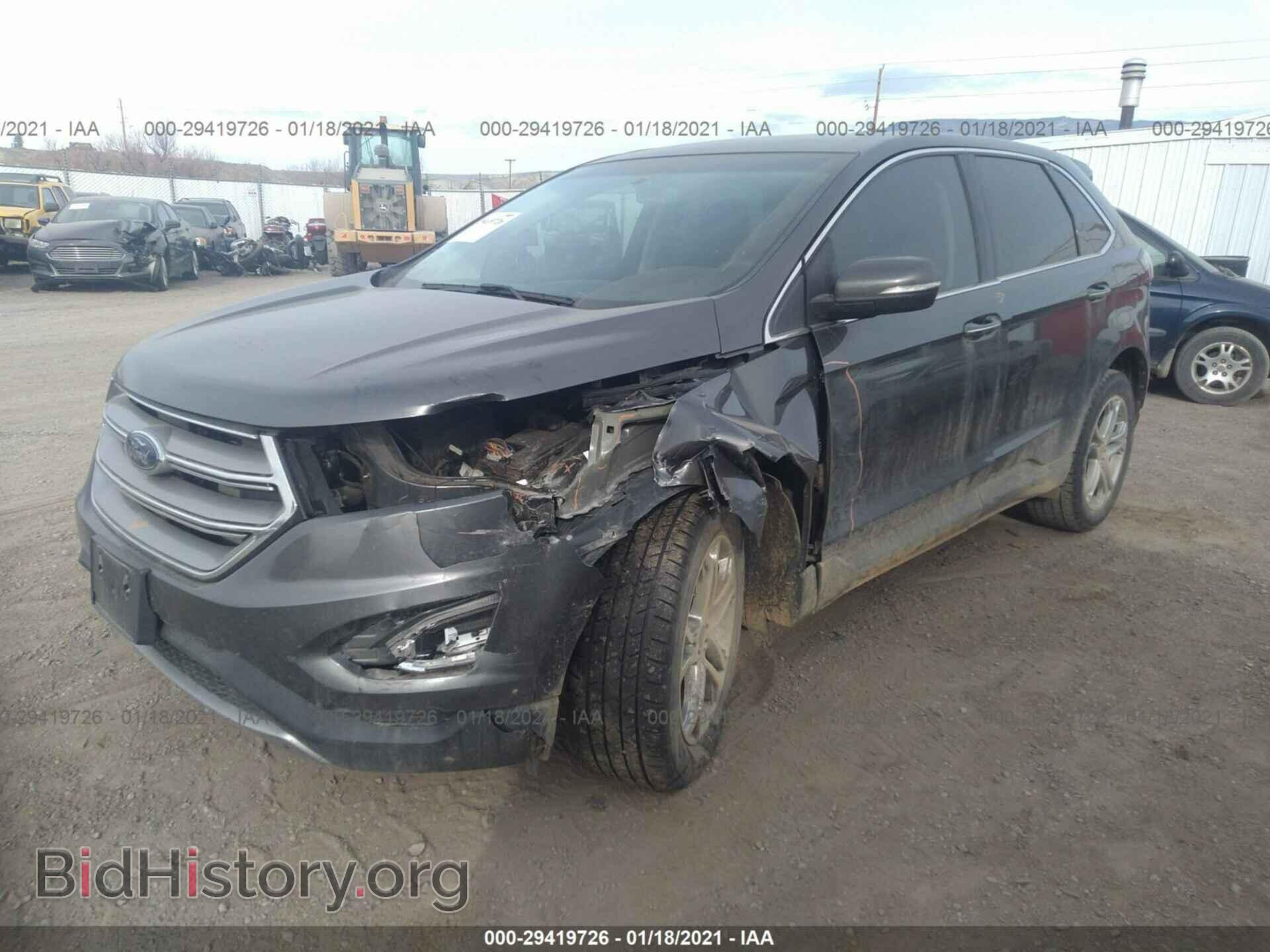 2015 FORD EDGE - VIN: 2FMTK4K80FBC40251 - Фото 2