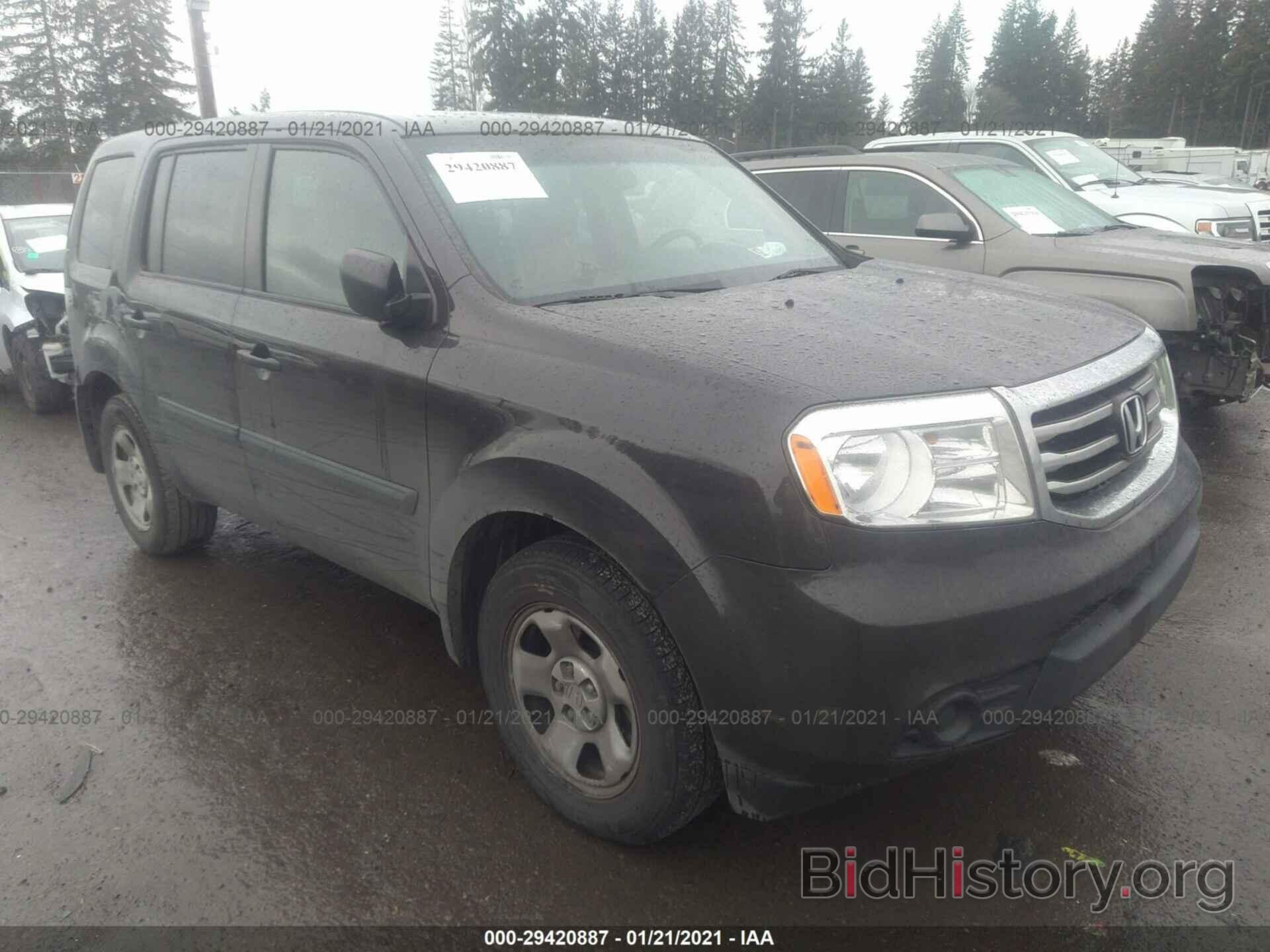 Photo 5FNYF4H27EB046545 - HONDA PILOT 2014