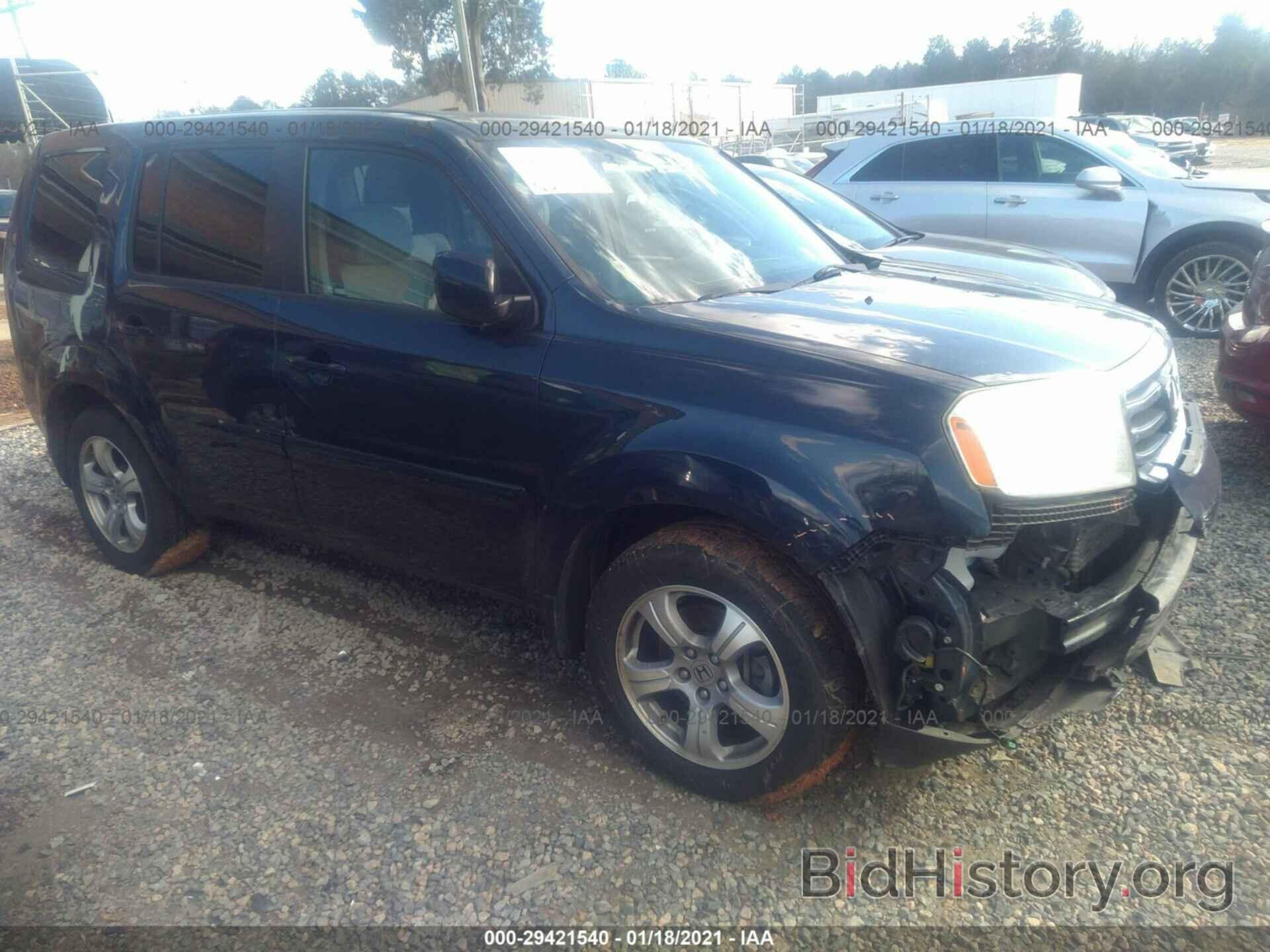 Фотография 5FNYF4H44CB003585 - HONDA PILOT 2012