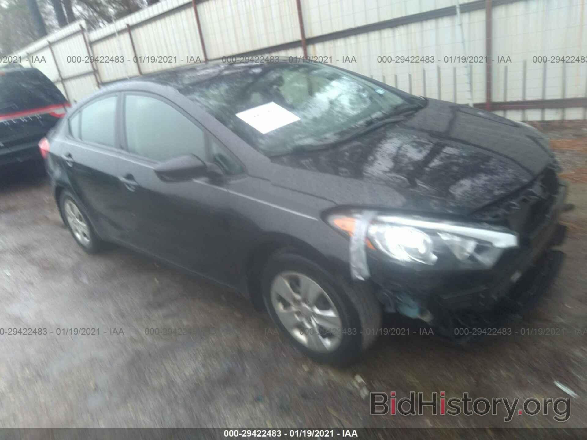 Photo KNAFK4A63G5586573 - KIA FORTE 2016