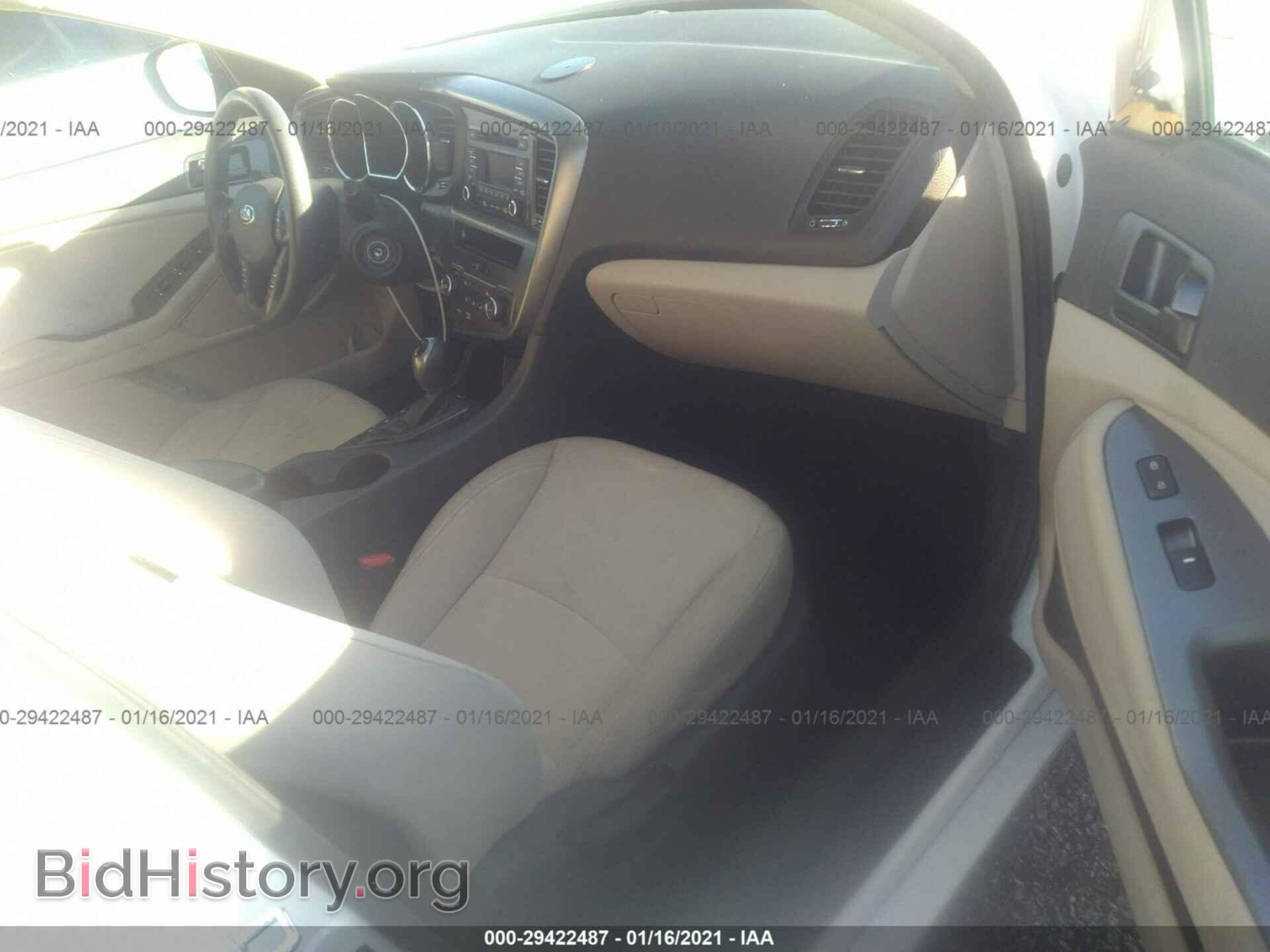 2013 KIA OPTIMA - VIN: KNAGM4A70D5442157 - Фото 5